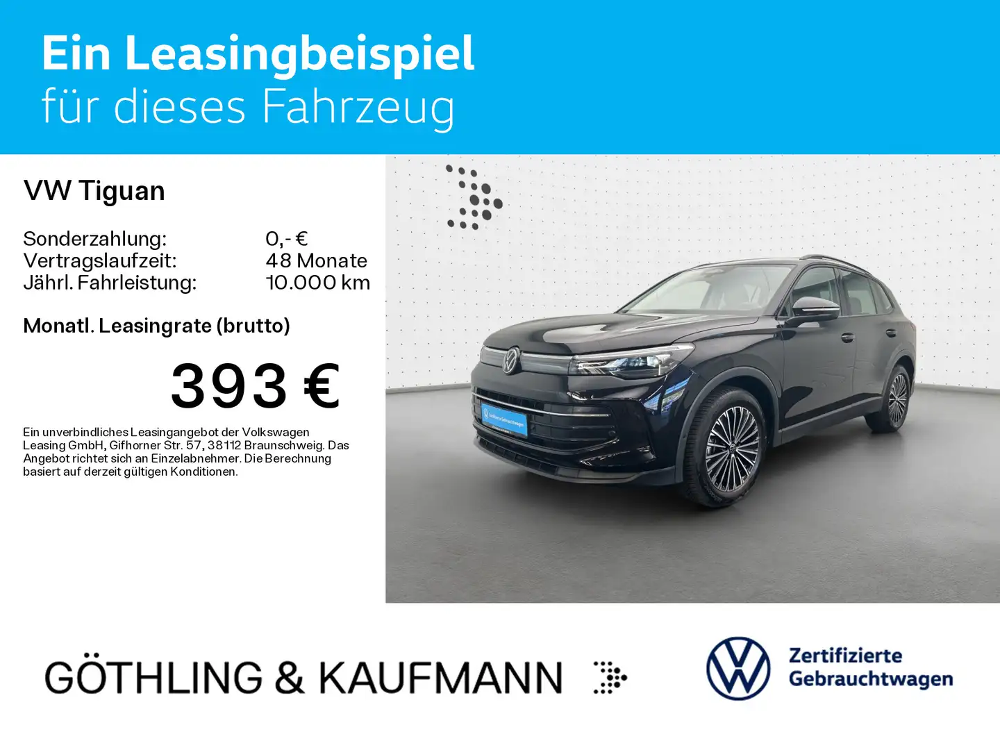 Volkswagen Tiguan Life 1.5 TSI DSG*NAVI*AHK*KAM*ASG*SHZ*18Z Schwarz - 2