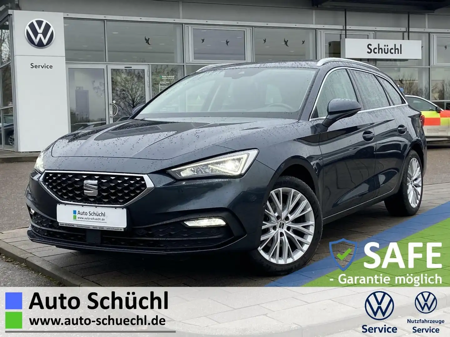 SEAT Leon ST 1.5 eTSI DSG Xcellence PANORAMA+AHK+EL.H Grau - 1