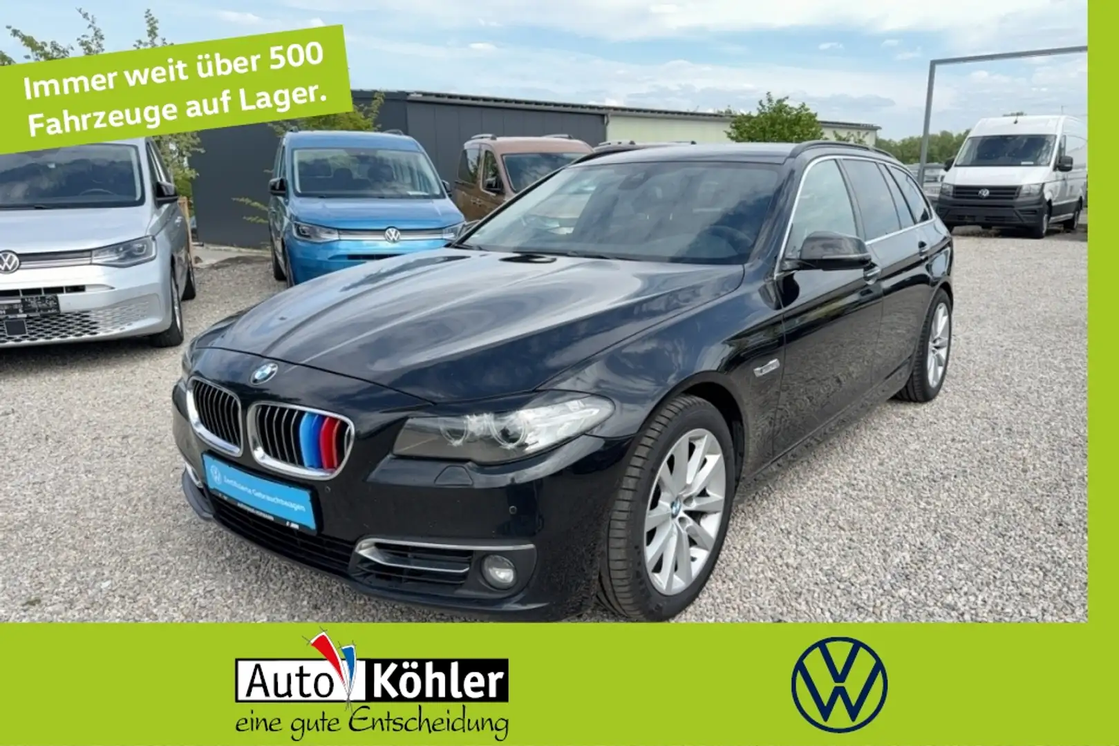 BMW 520 d Touring xDrive Nur für Gewerbe und Export Zwart - 1