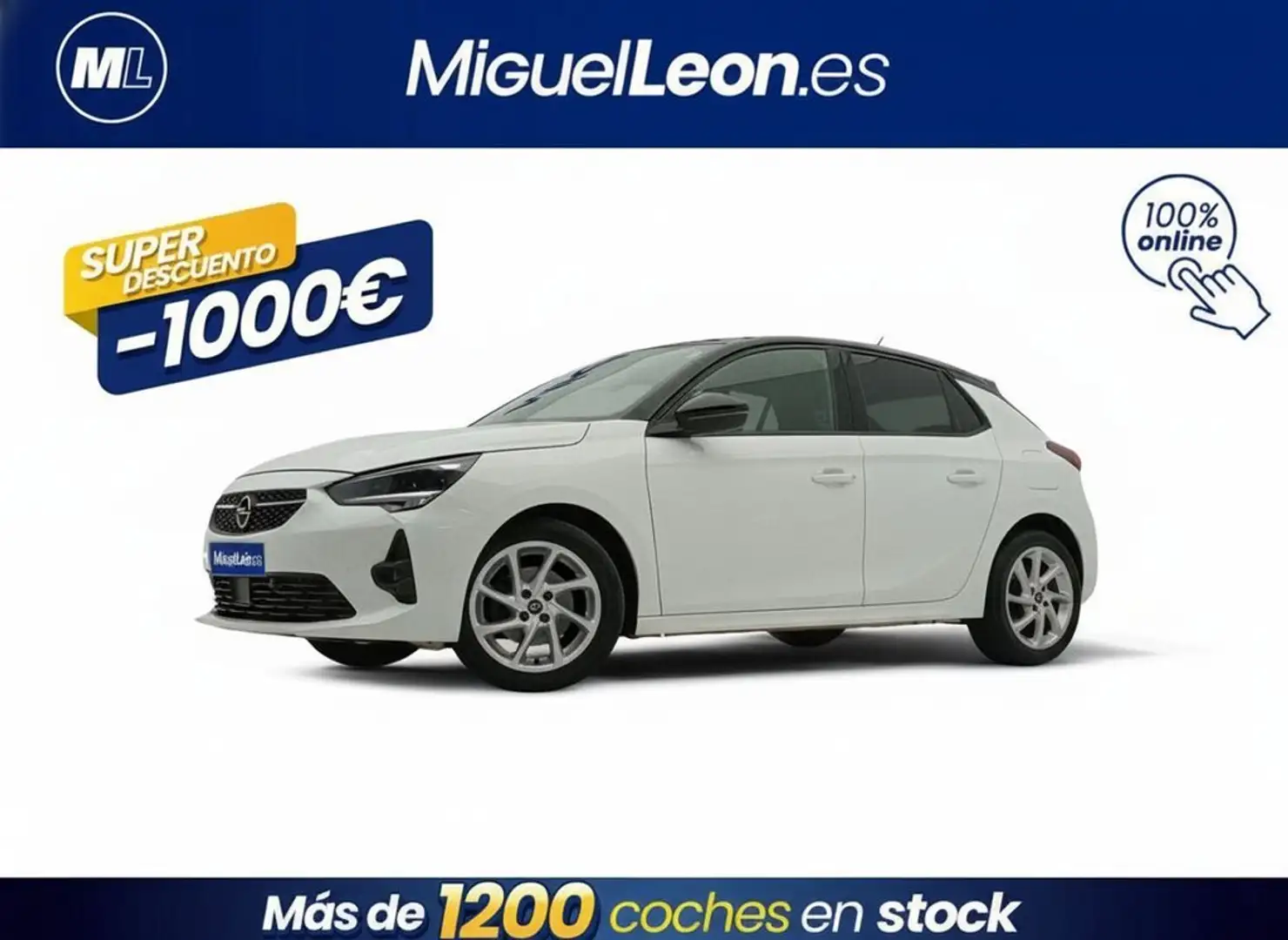 Opel Corsa 1.2T XHL S/S Edition 100 Blanc - 1