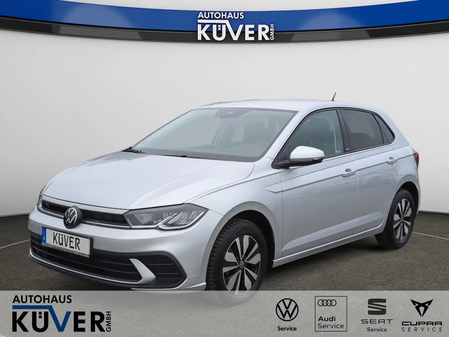 Volkswagen Polo Move 1,0 TSI ACC+LED+Shzg.+Einparkh.+15´´ Silber - 1