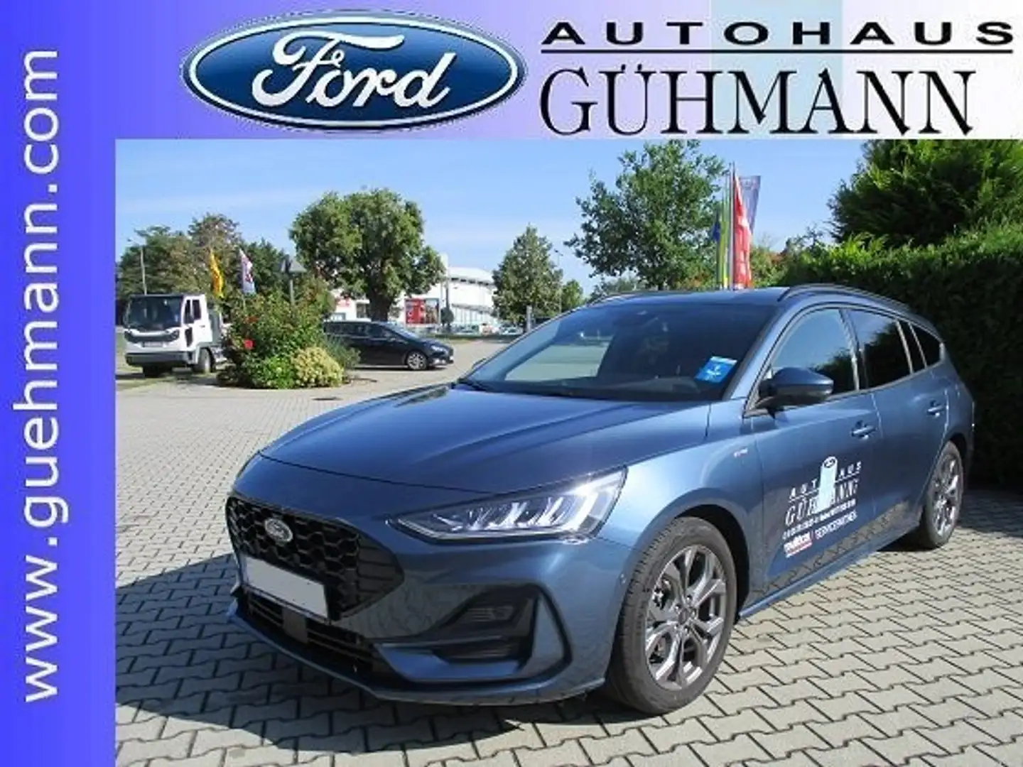 Ford Focus Turnier 1.0 EcoBoost Hybrid ST-LINE X Blau - 1