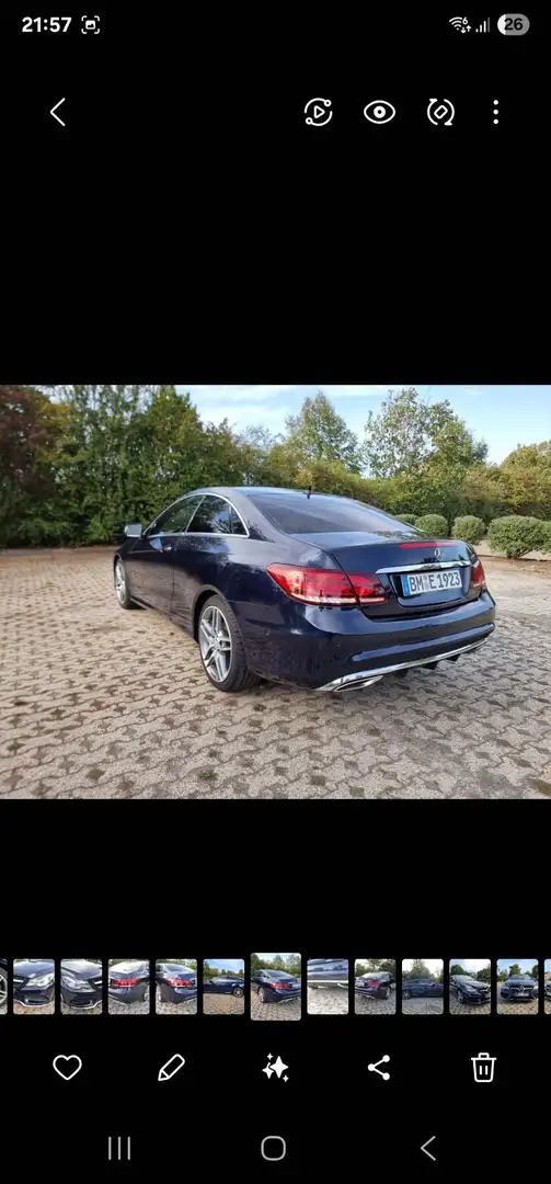 Mercedes-Benz E 350 BlueTEC Coupe 7G-TRONIC Blau - 2
