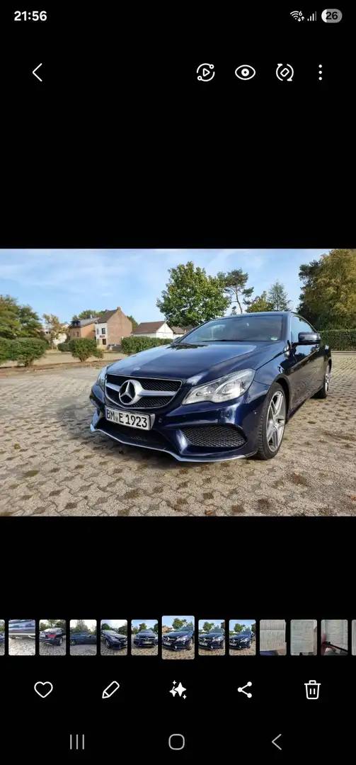 Mercedes-Benz E 350 BlueTEC Coupe 7G-TRONIC Blau - 1