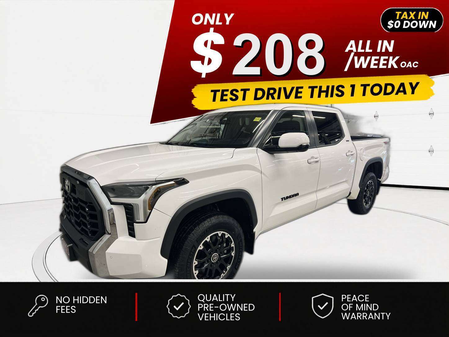 White 2024 Toyota Tundra Pickup Truck  Automatic