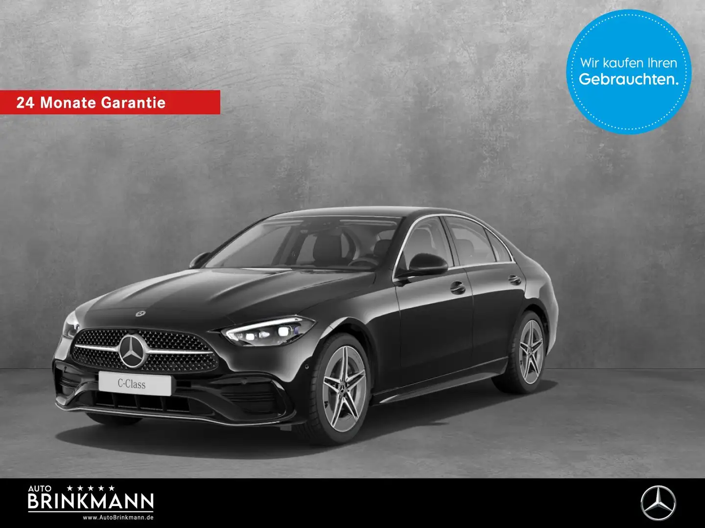 Mercedes-Benz C 200 C 200 d AMG-LINE/AMBIENTE/MBUX AMG Line SHZ/Kamera Schwarz - 1