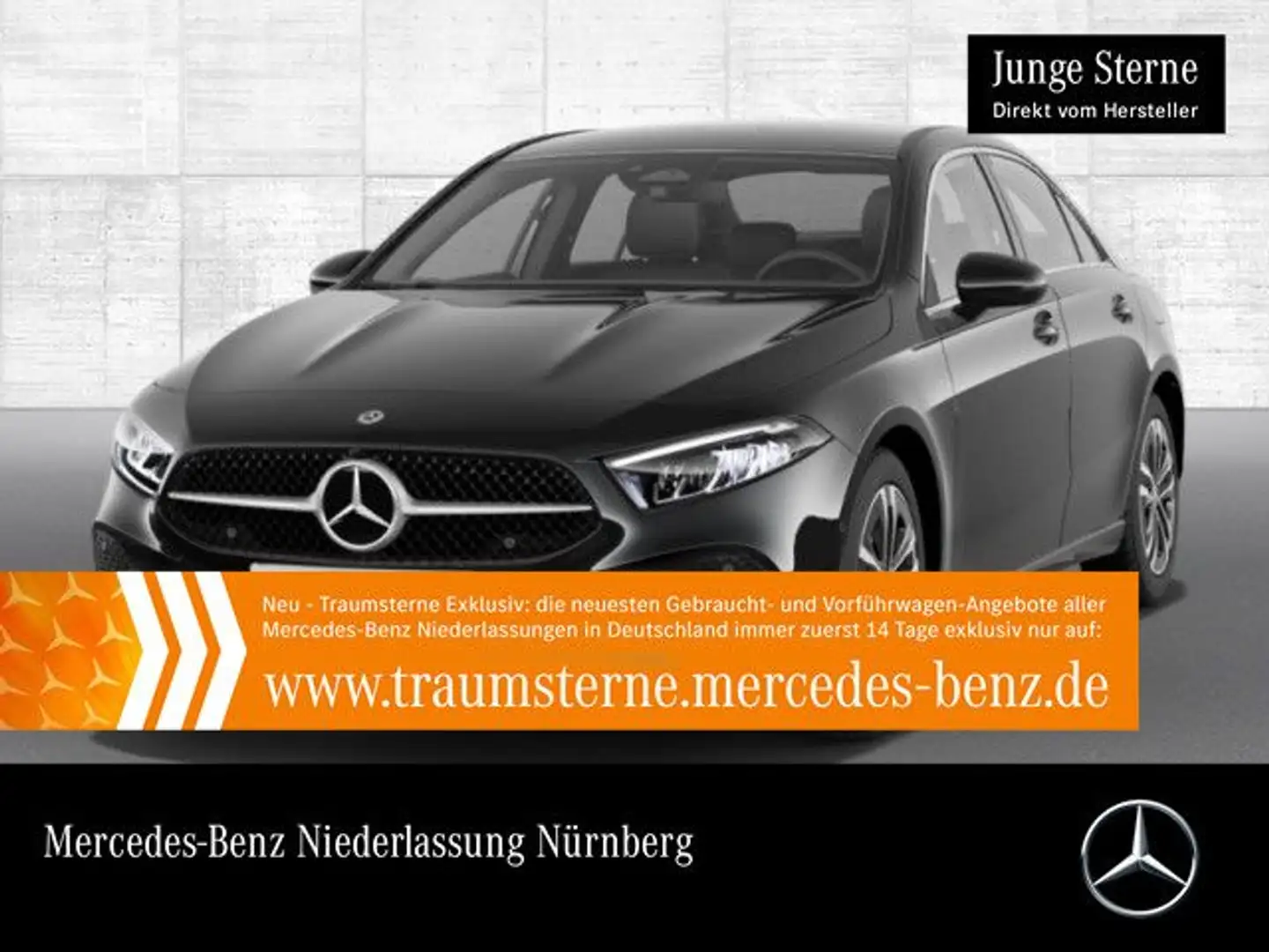 Mercedes-Benz A 180 d Lim PROGRESSIVE+PANO+LED+KAMERA+8G Schwarz - 1