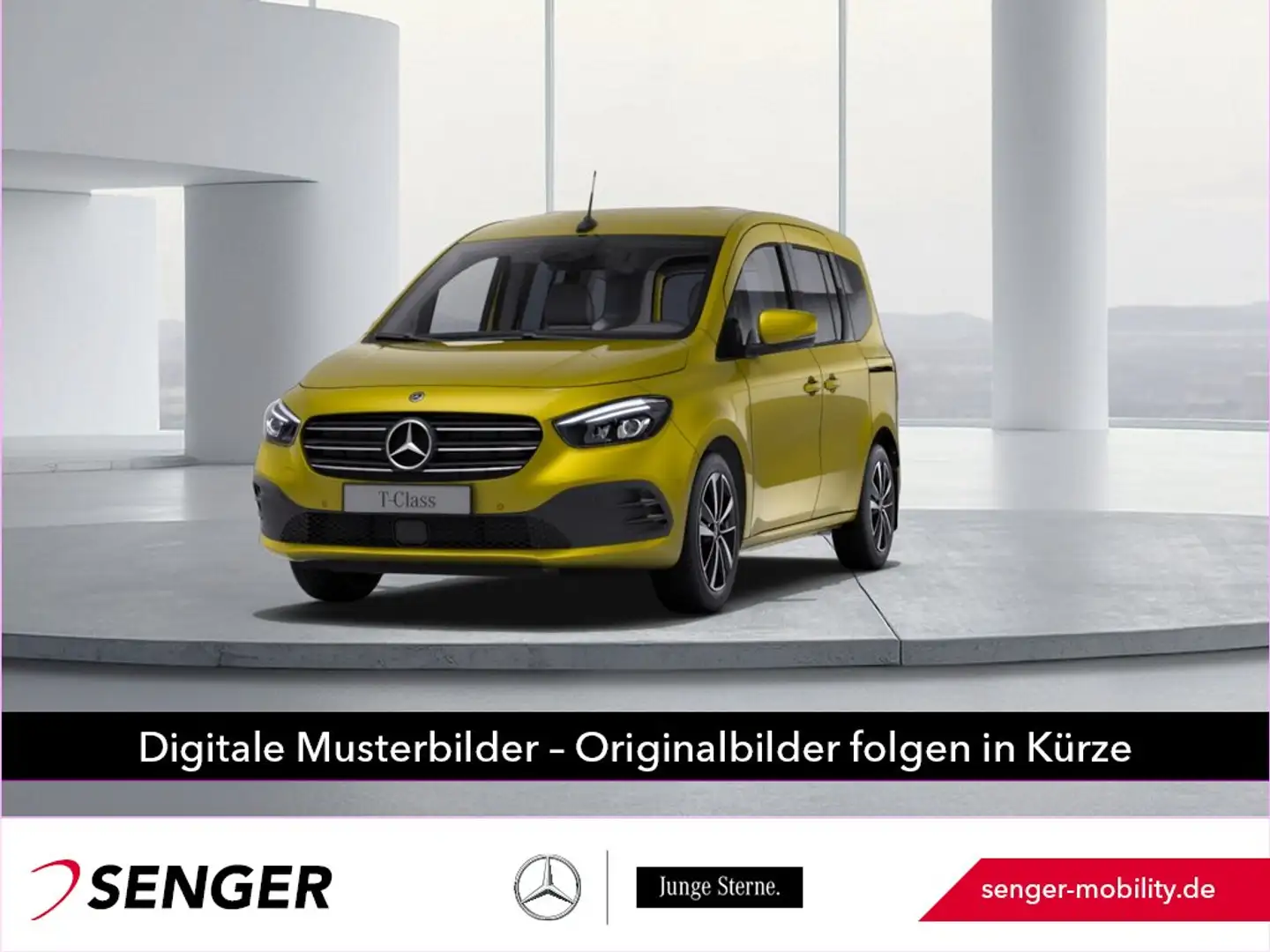 Mercedes-Benz Clase T T 180 d Progressive LED Kamera Navi KEYLESS 7G Amarillo - 1
