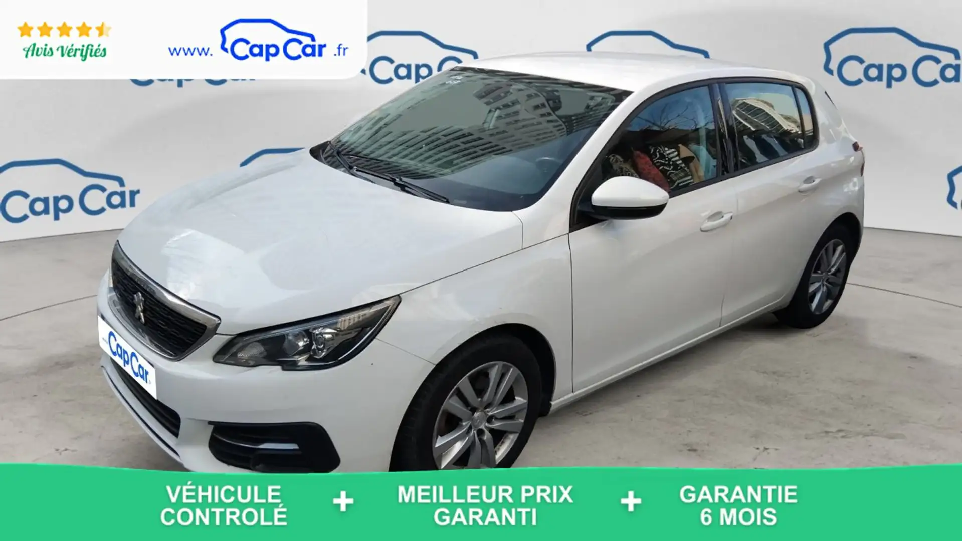 Peugeot 308 1.5 BlueHDi 130 Active Business Blanc - 1