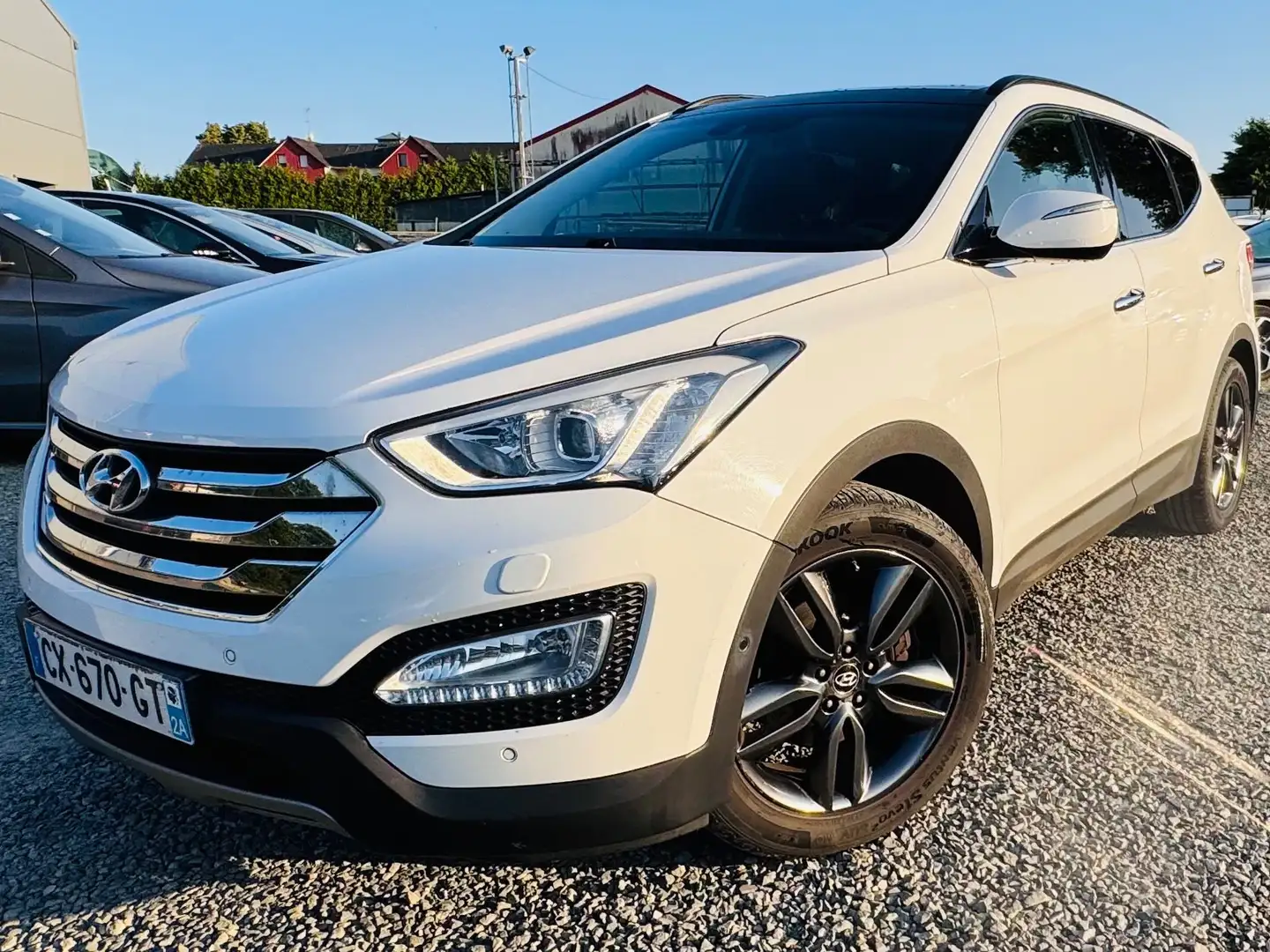 Hyundai SANTA FE Santa Fé 2.2 CRDi 197 4WD Pack Premium 7pl A Blanc - 1