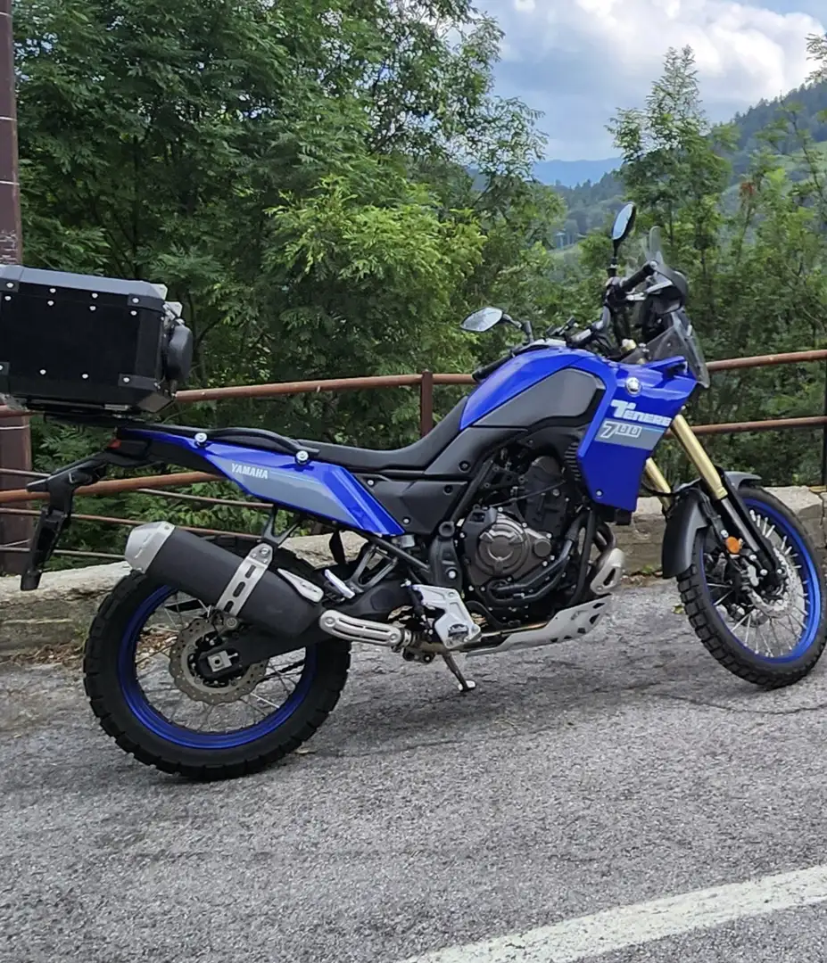 Yamaha Ténéré 700 kit biellete ribassamento con sella agg ribassata Niebieski - 2