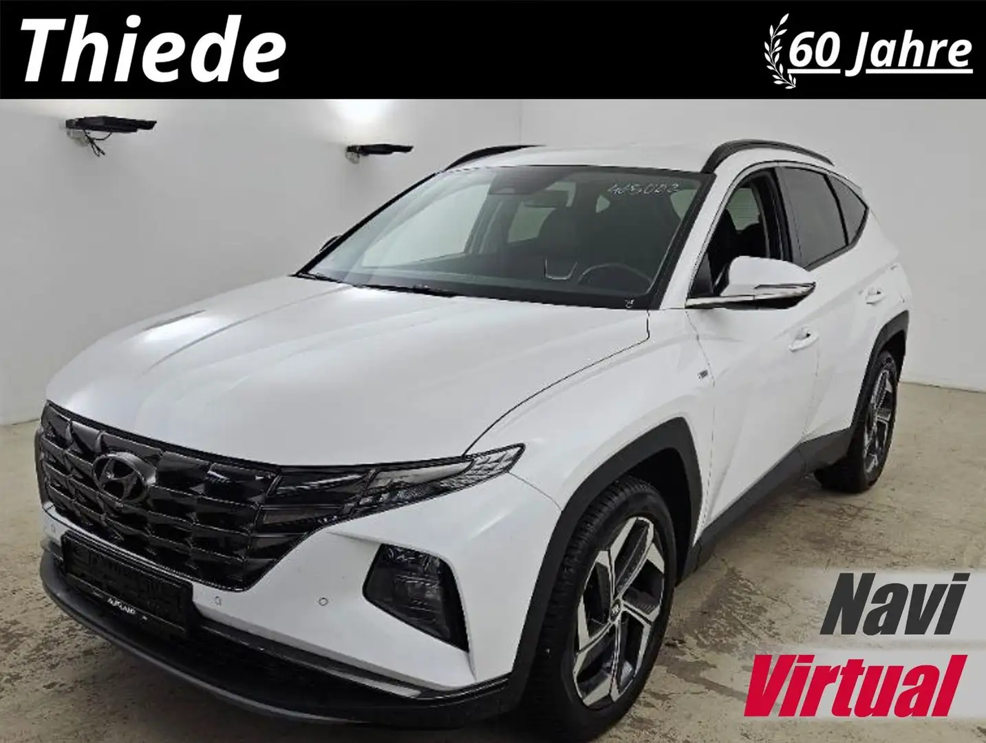 Hyundai TUCSON 1.6 T-GDI 48V TREND DCT NAVI/LED/LEDER/SH Blanc - 1