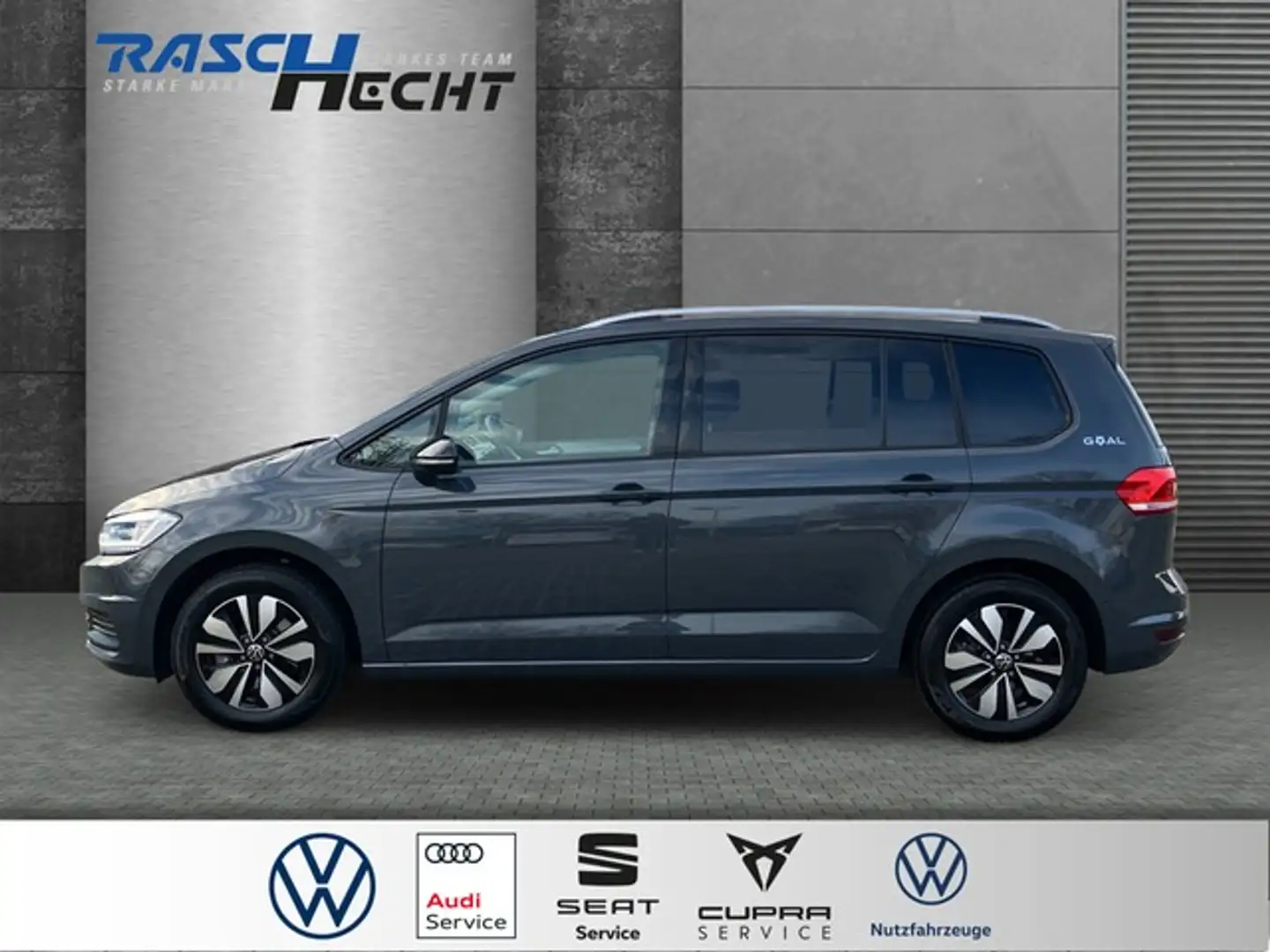 Volkswagen Touran Goal 1.5 TSI DSG*AHK*LED*NAVI*SHZ* Grau - 2