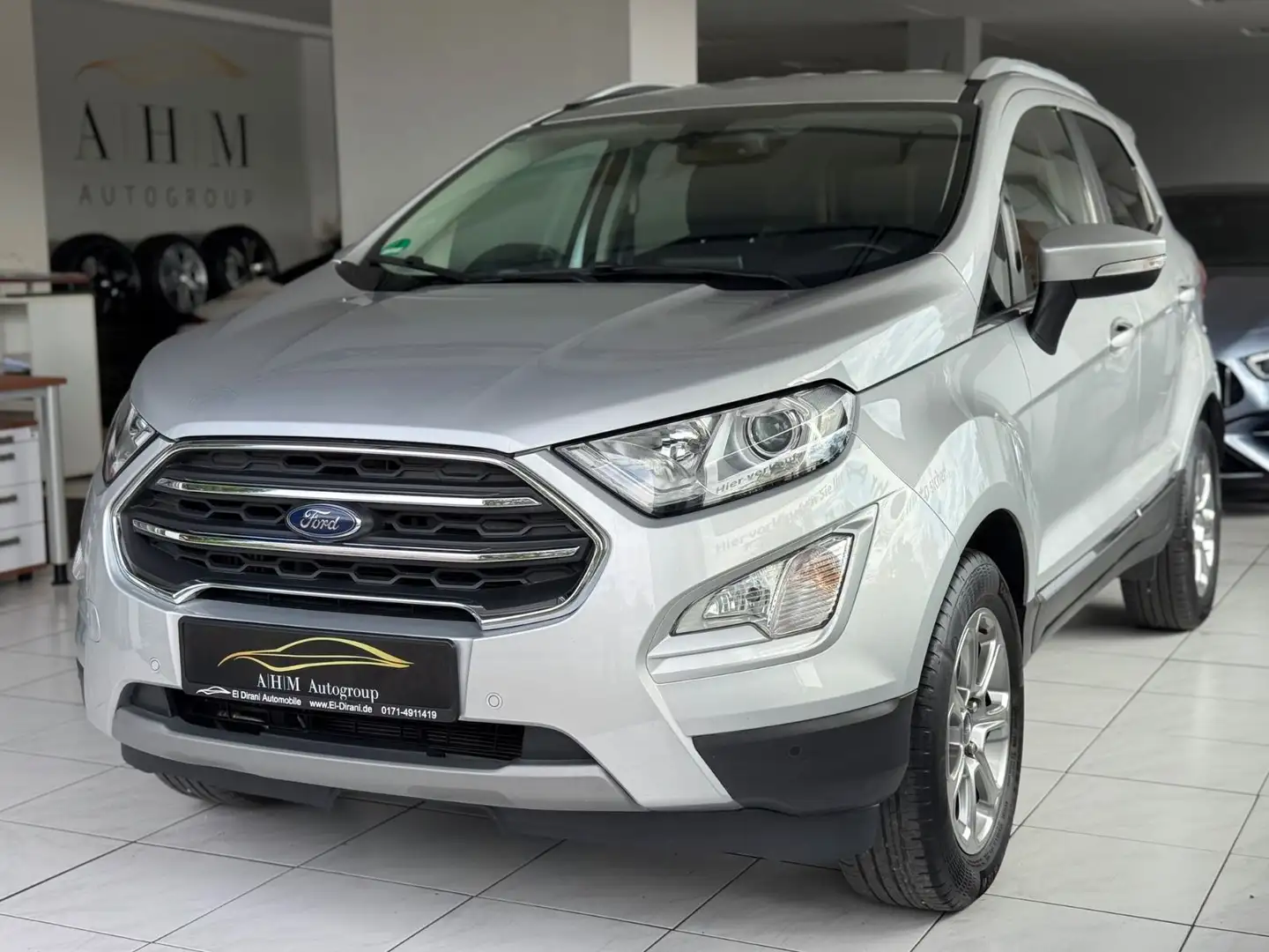 Ford EcoSport 1.0 EcoBoost Titanium 1.Hd/RCam/AHK/XEN Argent - 1