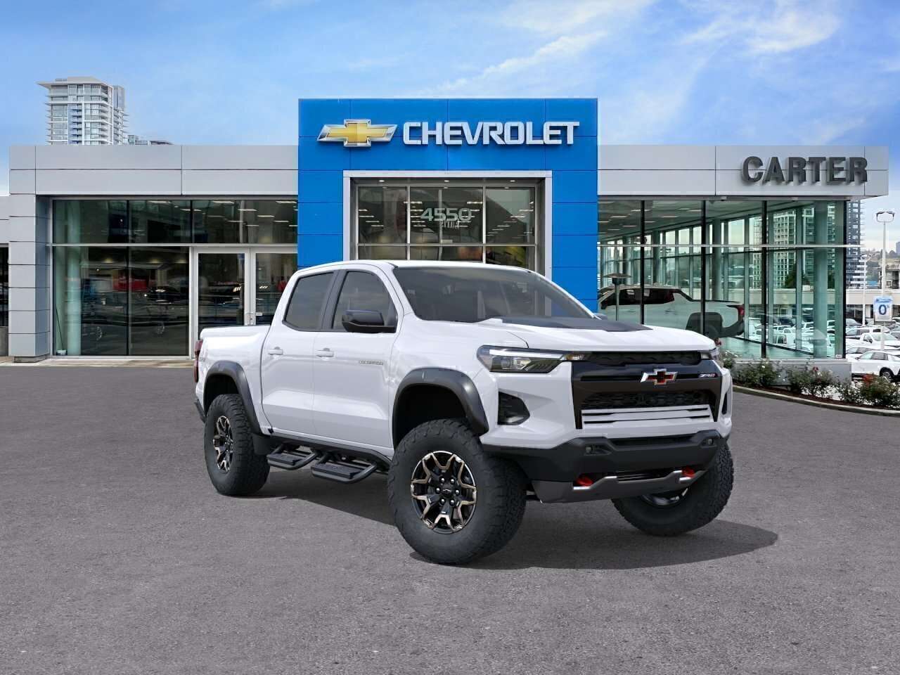 White 2026 Chevrolet Colorado Pickup Truck Four-Wheel Drive 8-Speed Automatic