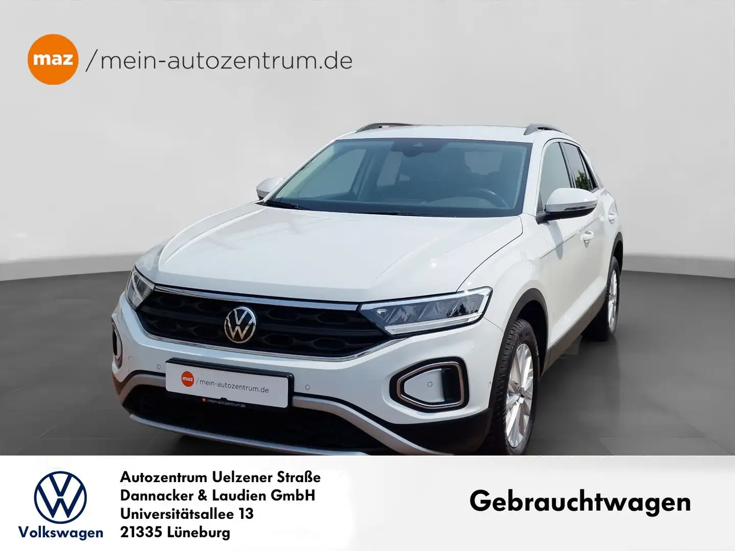 Volkswagen T-Roc 1.0 TSI Life Alu LED App-Connect ACC Sitzhei Weiß - 1