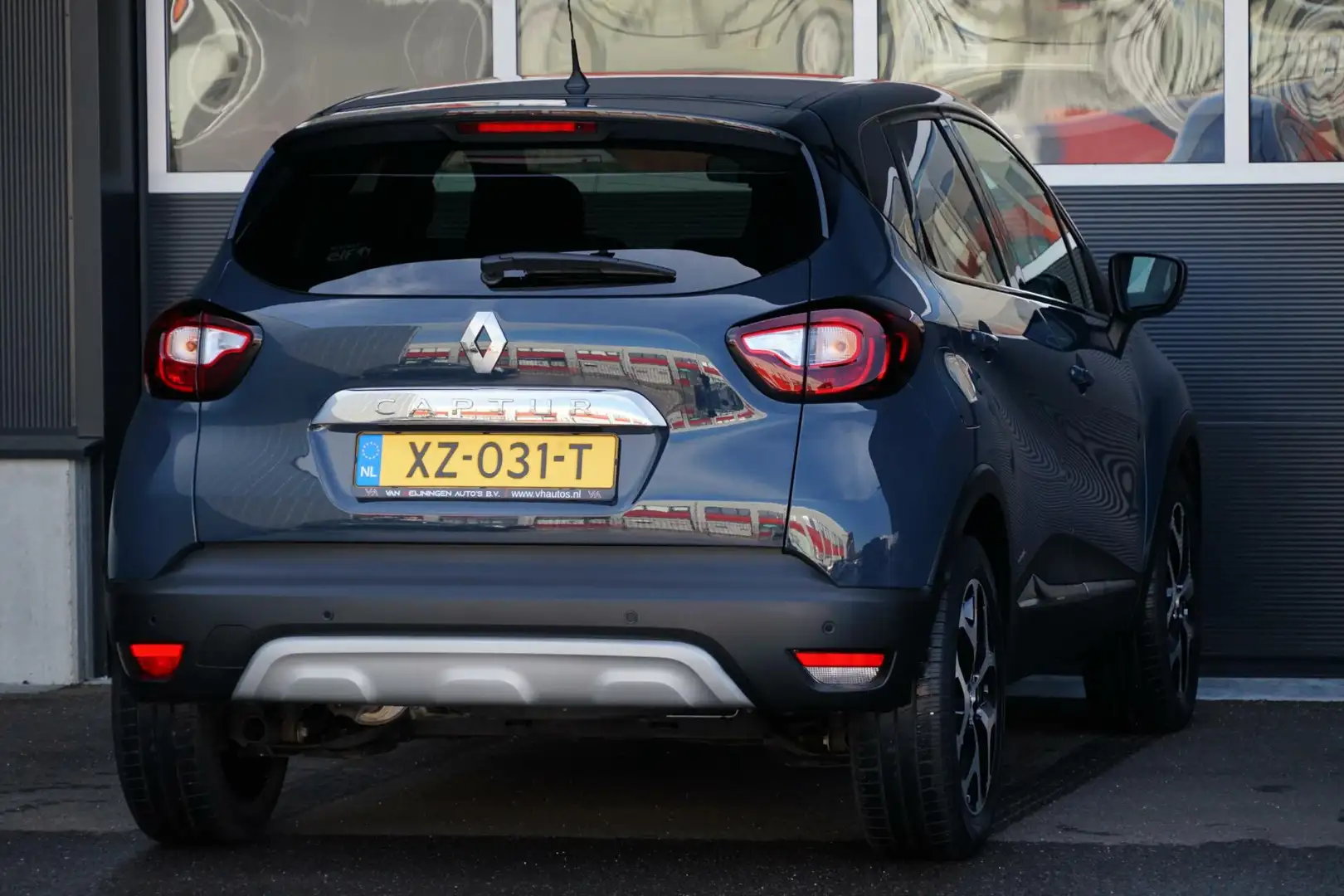Renault Captur 0.9 TCe Intens, R-Link, keyless, clima, PDC Blauw - 2