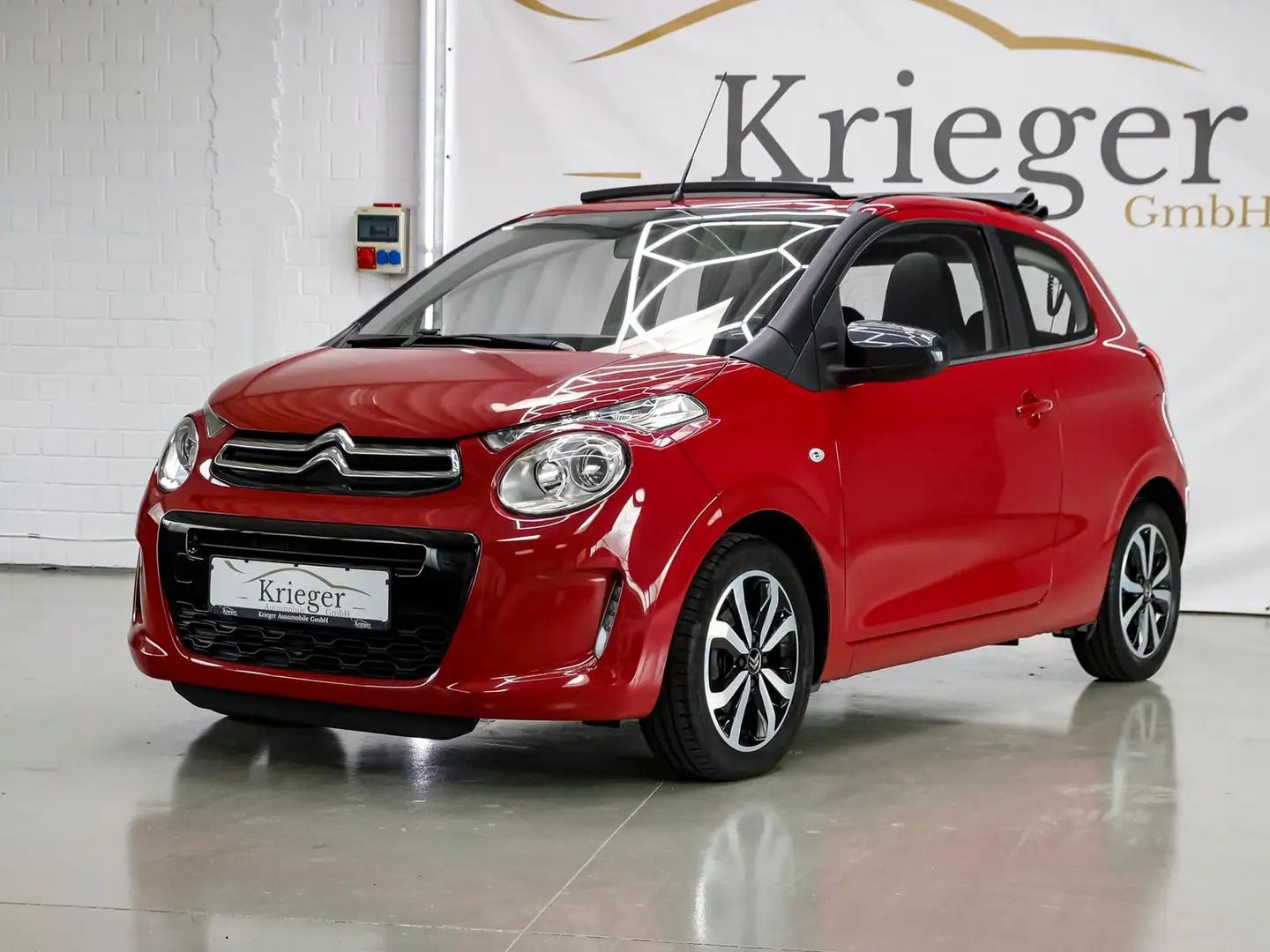 Citroen C1 1.2 Shine *FALTDACH*KLIMA*SITZHZ*PDC* Rot - 1