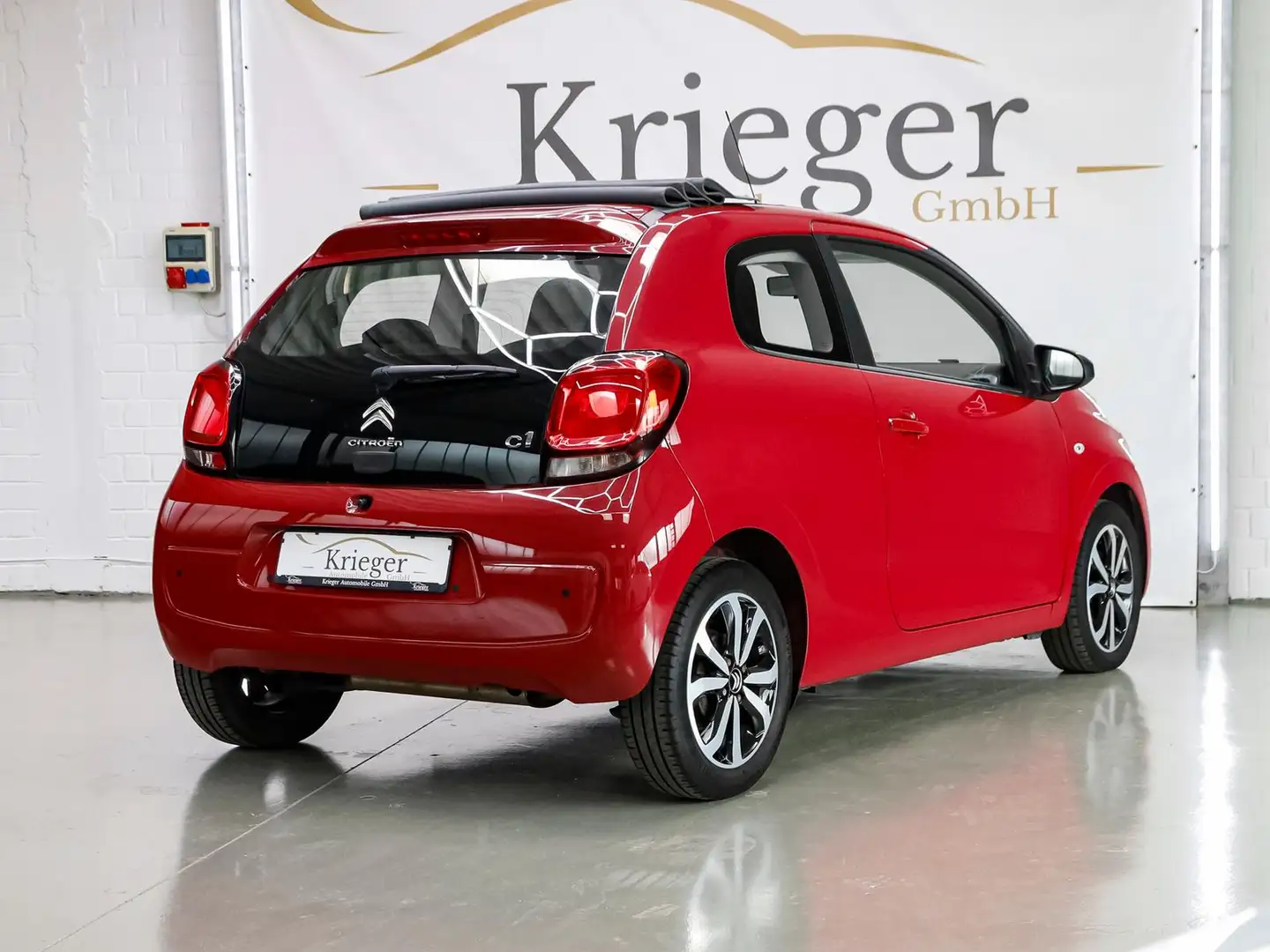 Citroen C1 1.2 Shine *FALTDACH*KLIMA*SITZHZ*PDC* Rot - 2