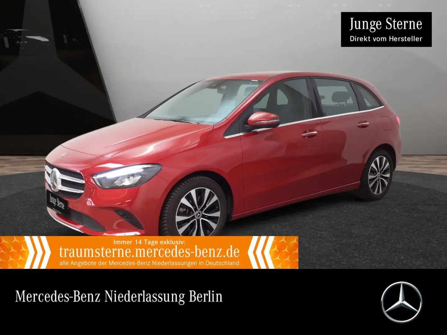 Mercedes-Benz B 250 e STYLE+LED+KAMERA+TOTW+KEYLESS+8G Rood - 1