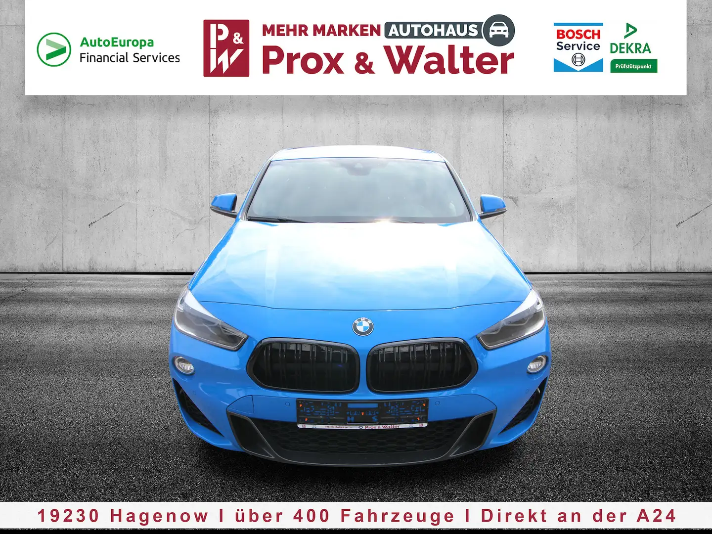 BMW X2 xDrive25d M Sport AHK+KAMERA+LED+NAVI+ALU19 Modrá - 1
