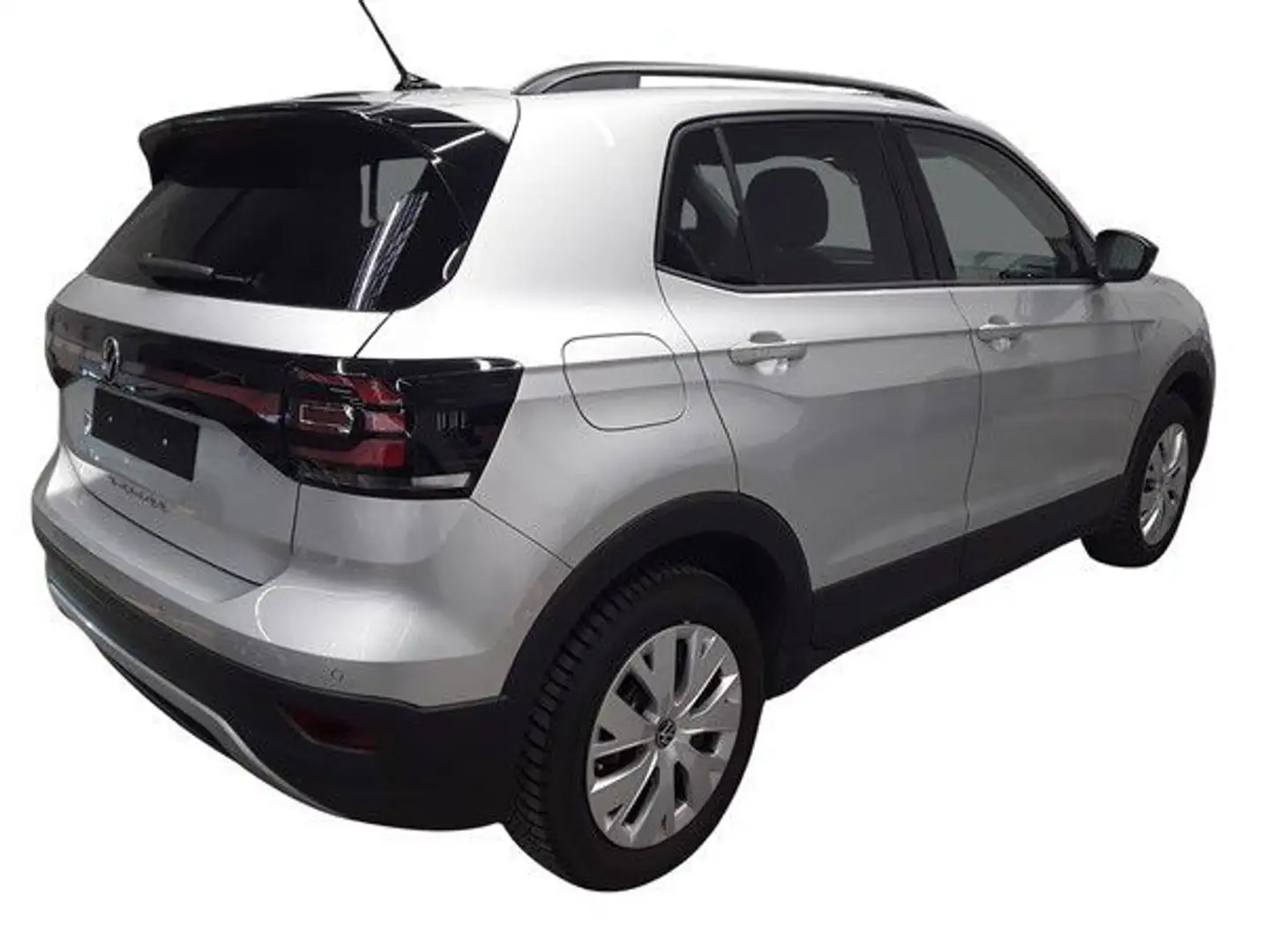 Volkswagen T-Cross 1.0 TSI Life (Design-Paket Schwarz 17 Zoll) Klima Срібний - 2