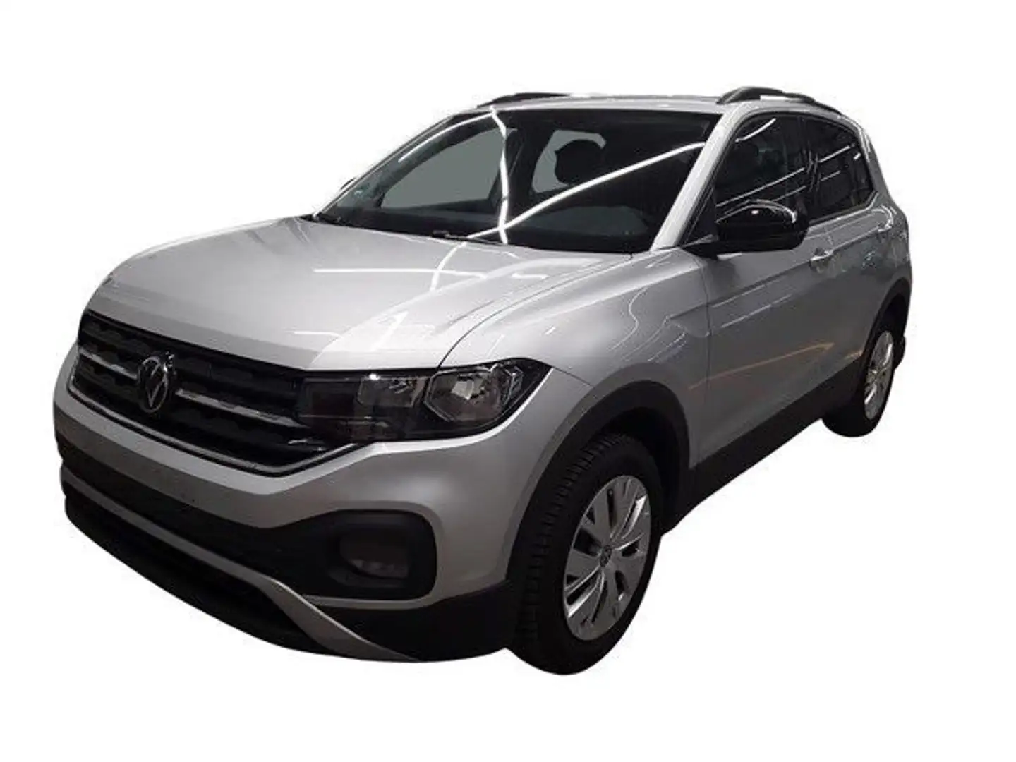 Volkswagen T-Cross 1.0 TSI Life (Design-Paket Schwarz 17 Zoll) Klima Срібний - 1