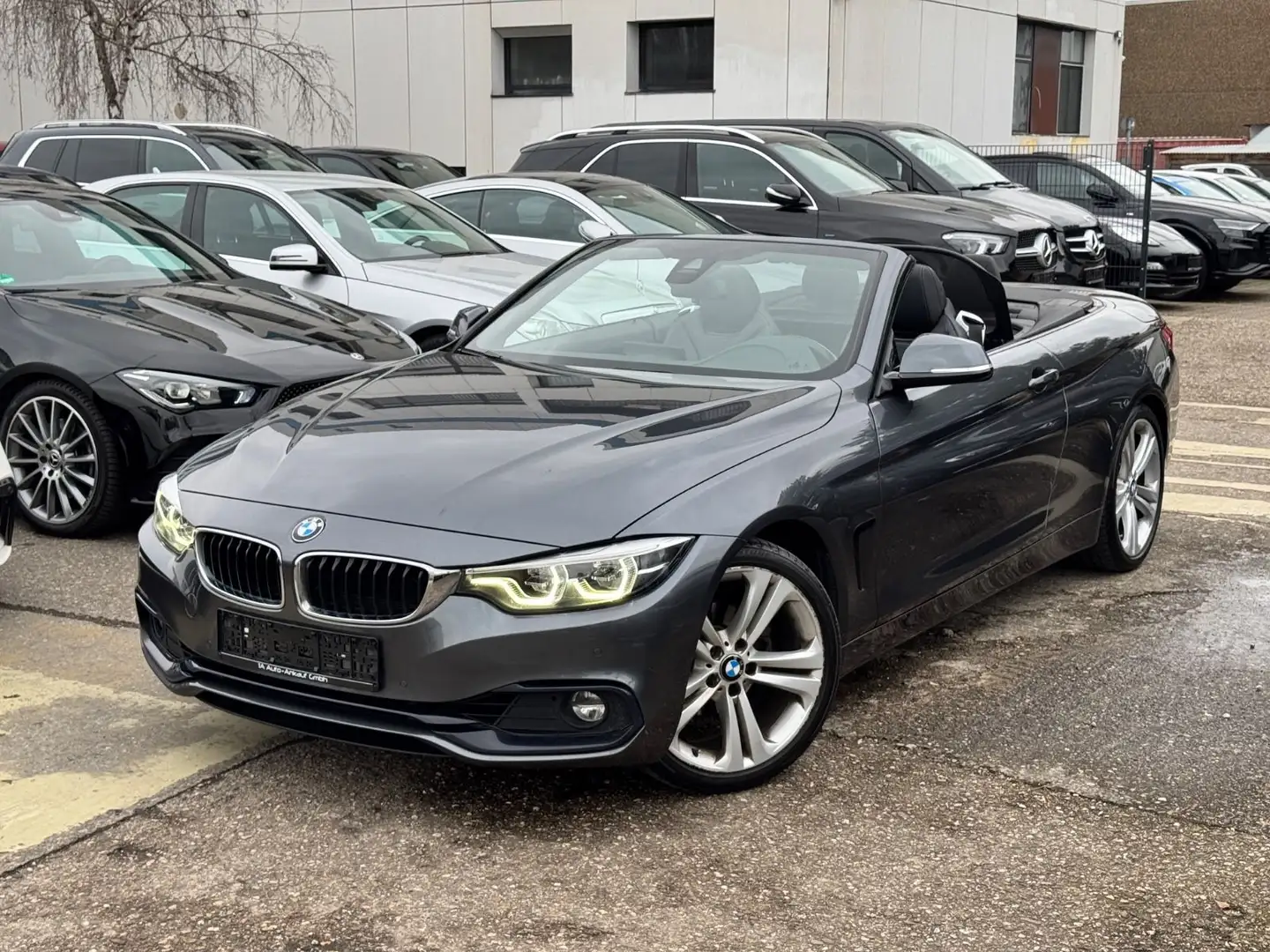 BMW 420 i Cabrio Sport Line/Leder/LED/Cockpit/Memory Grigio - 1