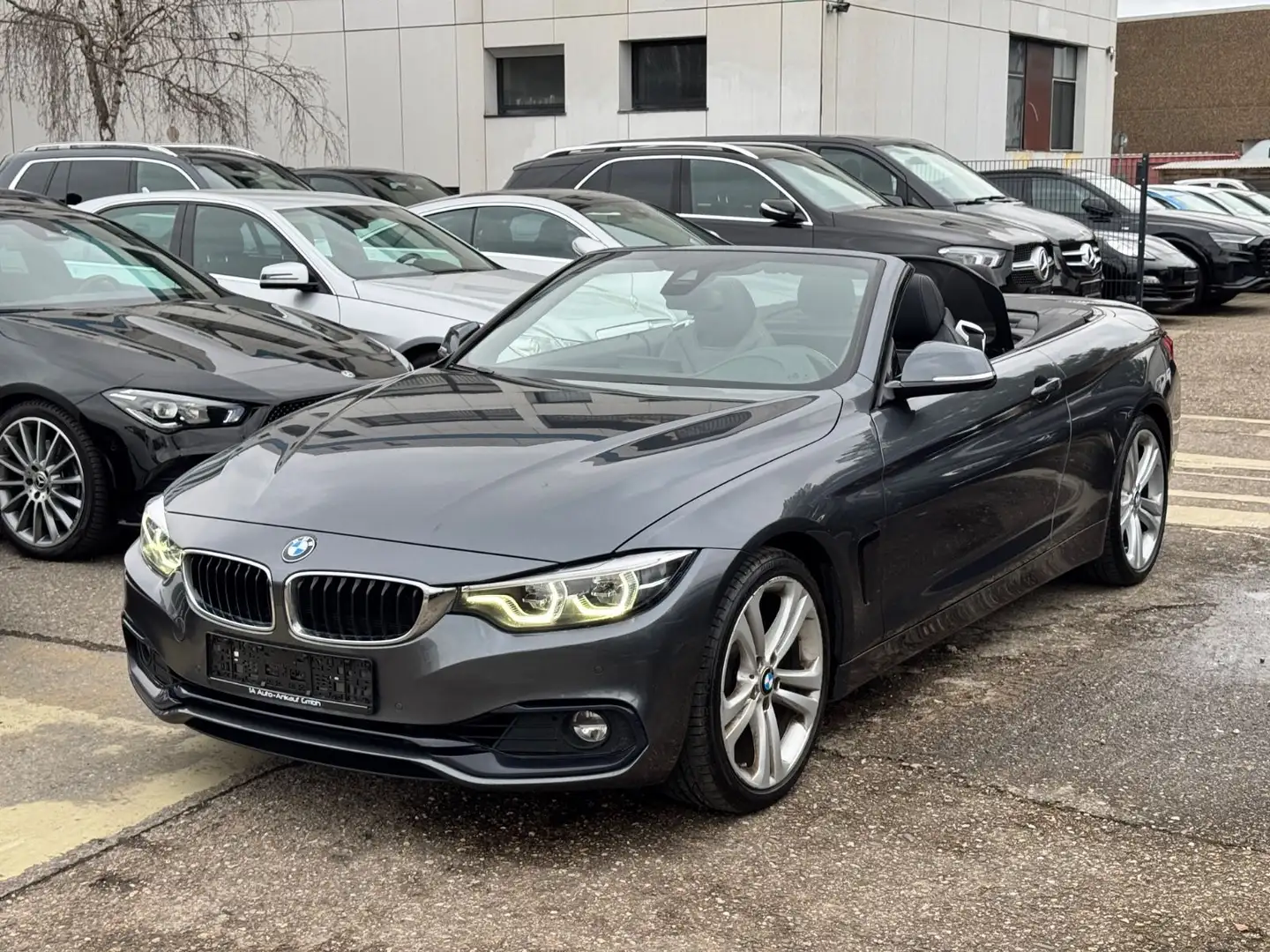 BMW 420 i Cabrio Sport Line/Leder/LED/Cockpit/Memory Grigio - 2