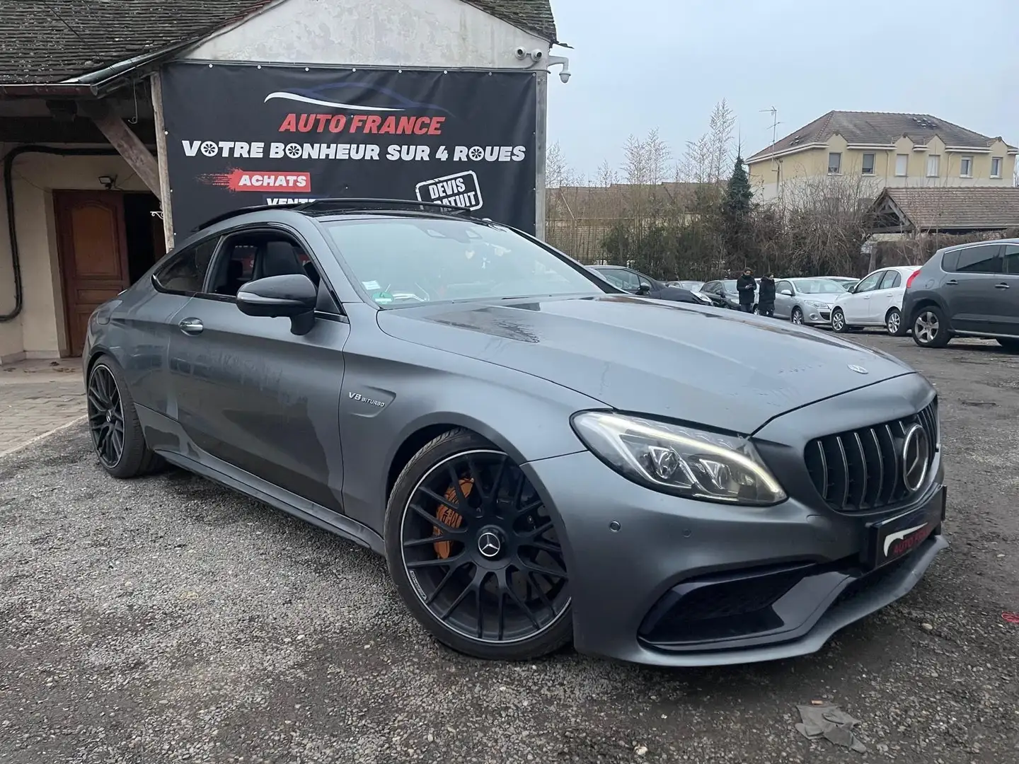 Mercedes-Benz C 63 AMG Classe C Coupé 63 S Mercedes-AMG SPEEDSHIFT Gris - 1