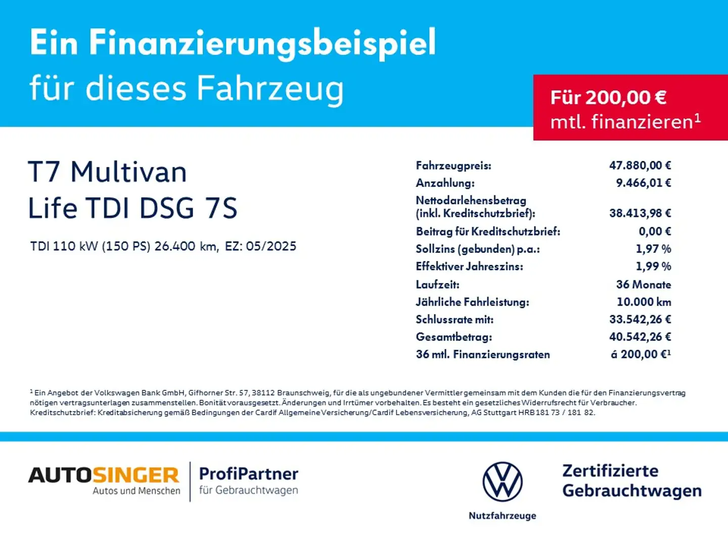 Volkswagen T7 Multivan Life TDI DSG 7S *AHK*LED*ACC*NAV*SHZ Weiß - 2