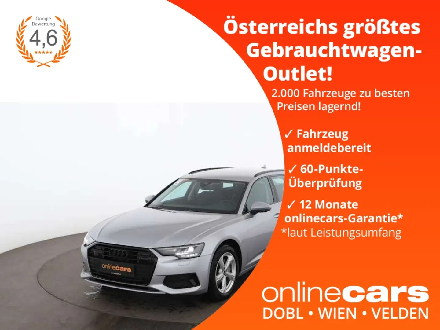 Audi A6 Avant 35 TDI sport Aut LED RADAR NAVI SITZHZG Stříbrná - 1