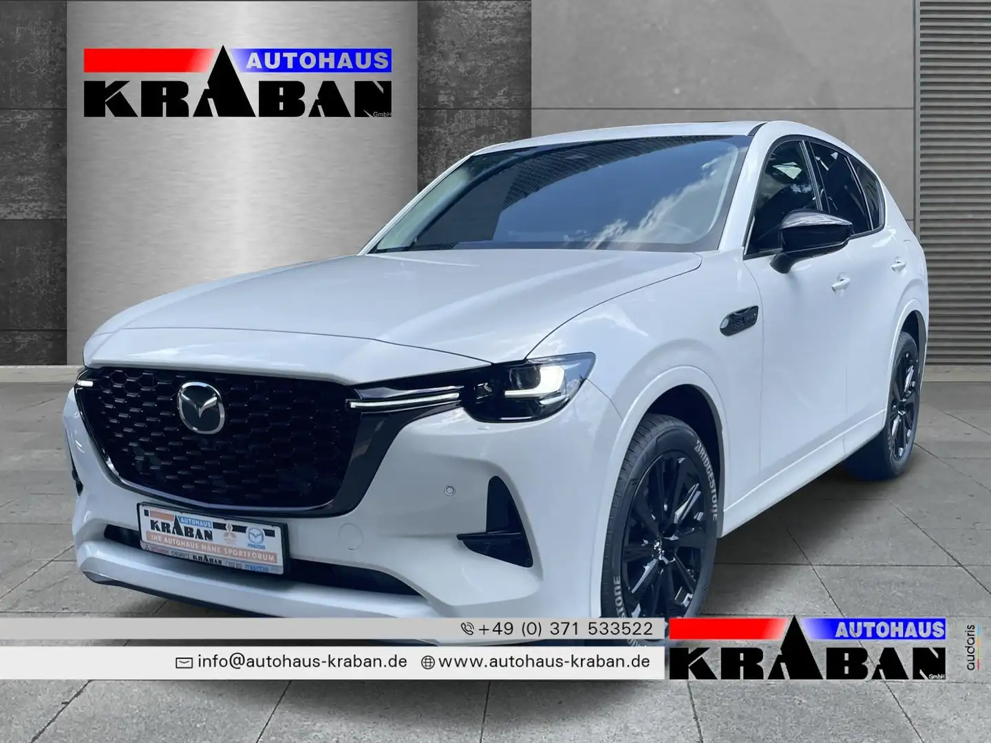 Mazda CX-60 254PS Diesel AWD Homura AKTIONSFAHRZEUG Weiß - 1