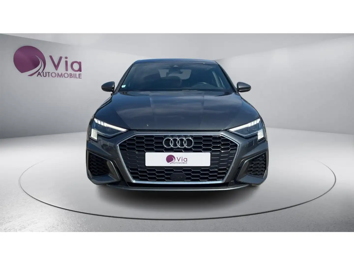 Audi A3 Berline 1.5 35 TFSI 150 BVA  S LINE- ENTRETIEN COMPLET Grijs - 2