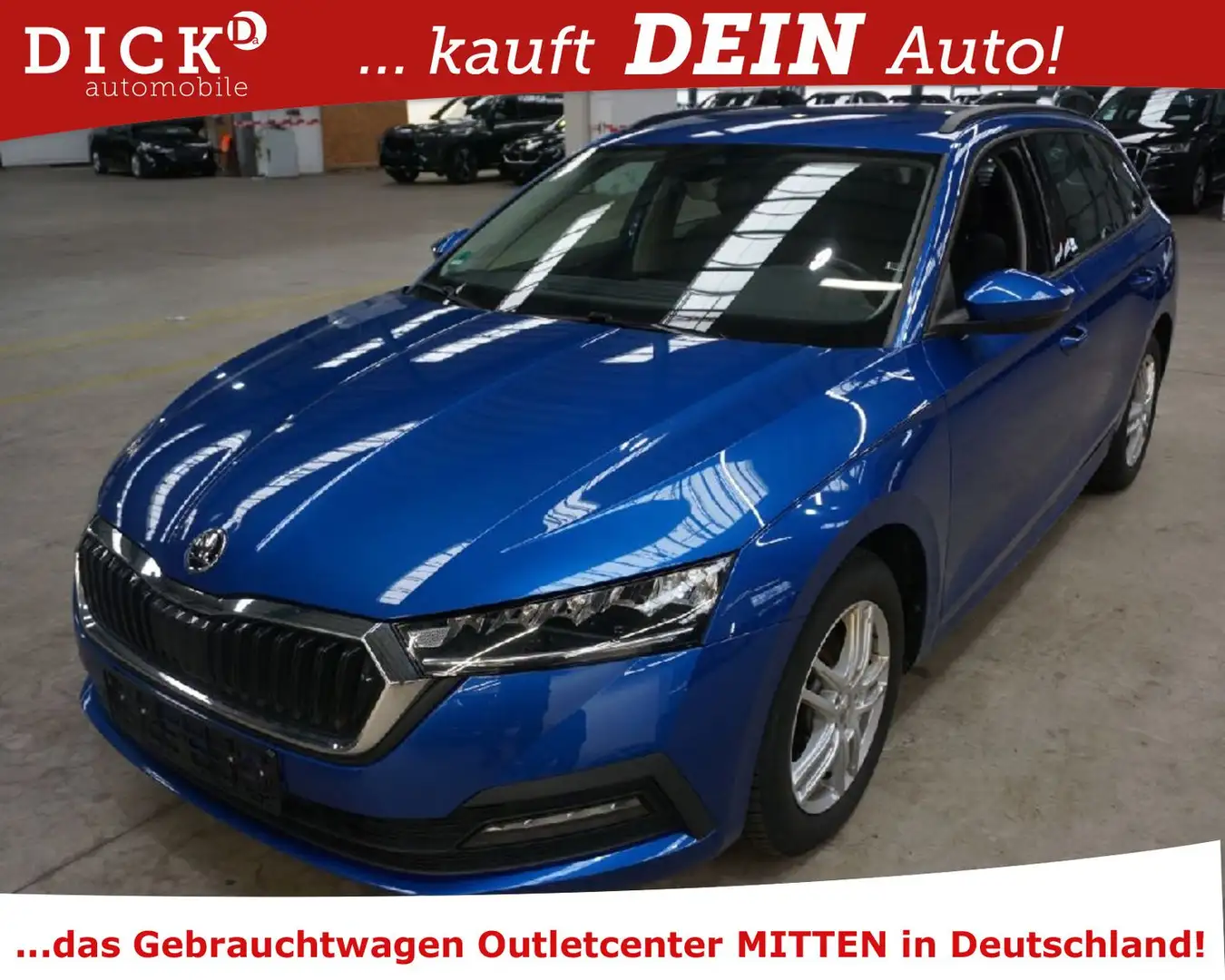 Skoda Octavia C Ambition 2.0TDI AHK/VIRTU/NAVI/LED/KEY Blau - 1