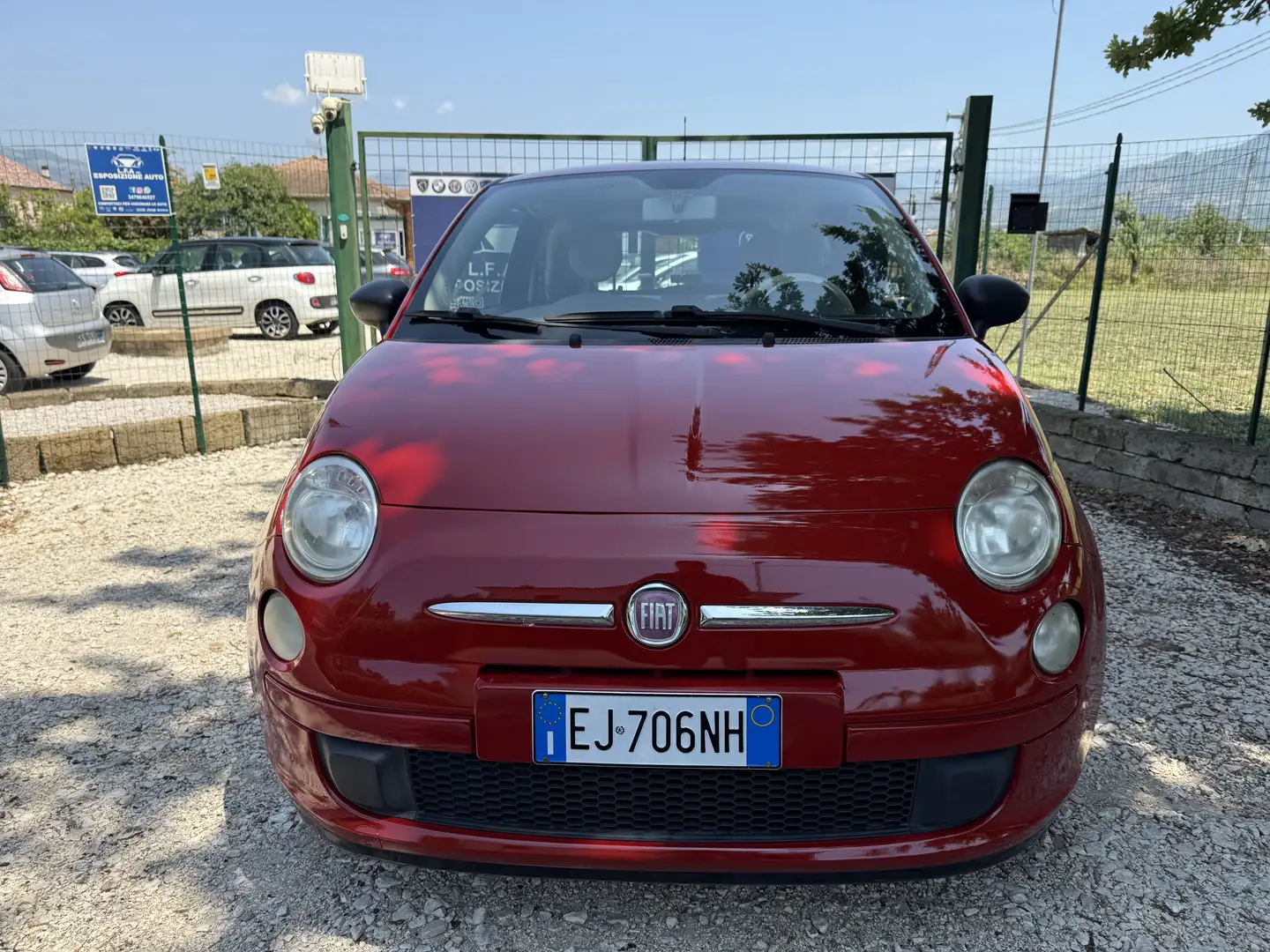 Fiat 500 1.2 Lounge 69cv rosso ferrari - 2