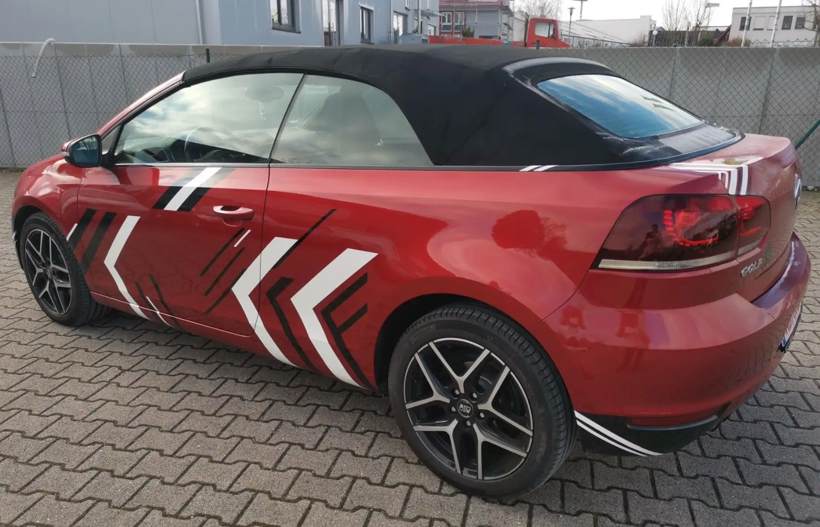 Volkswagen Golf VI Cabriolet Rosso - 2