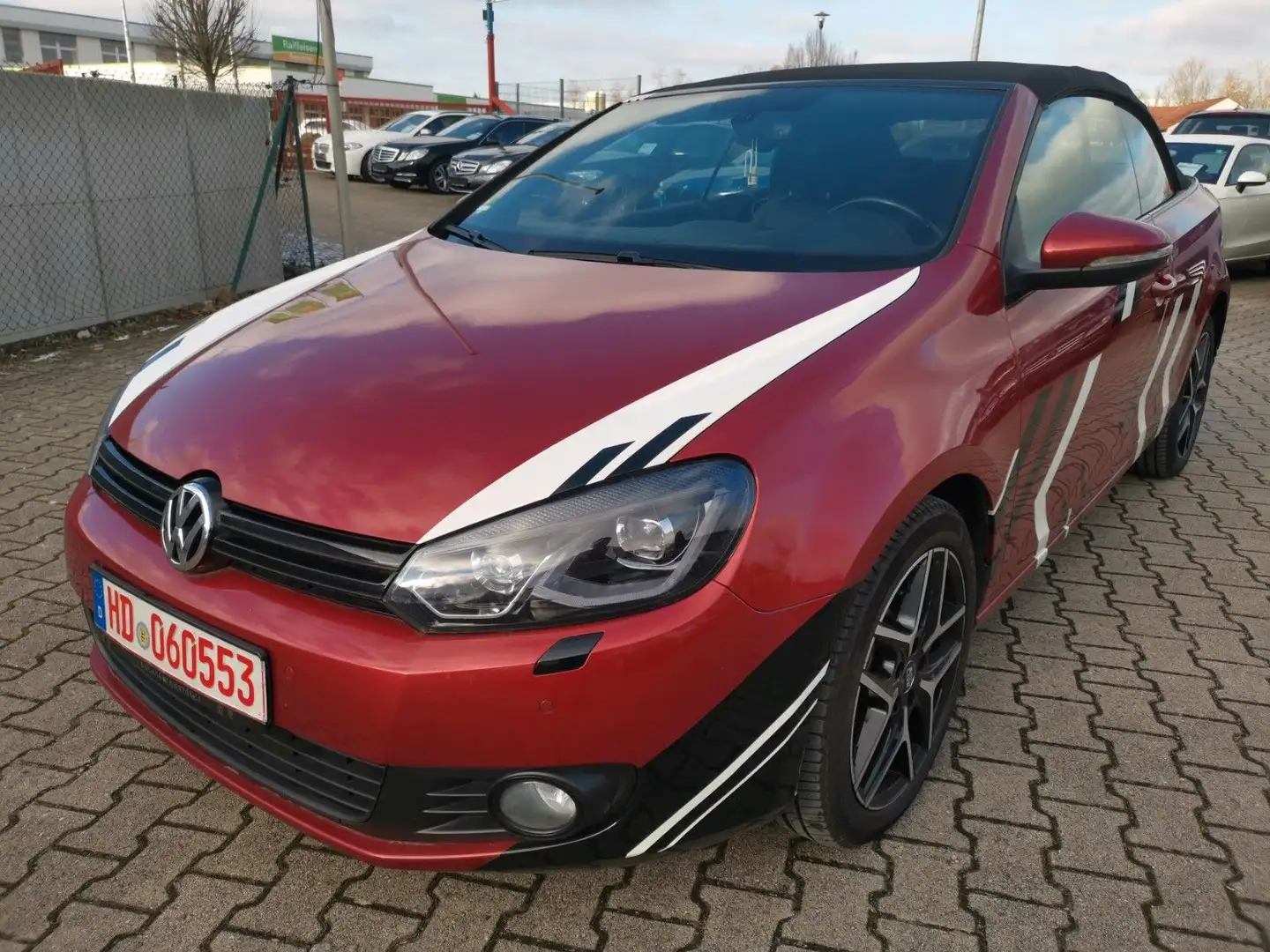 Volkswagen Golf VI Cabriolet Rosso - 1