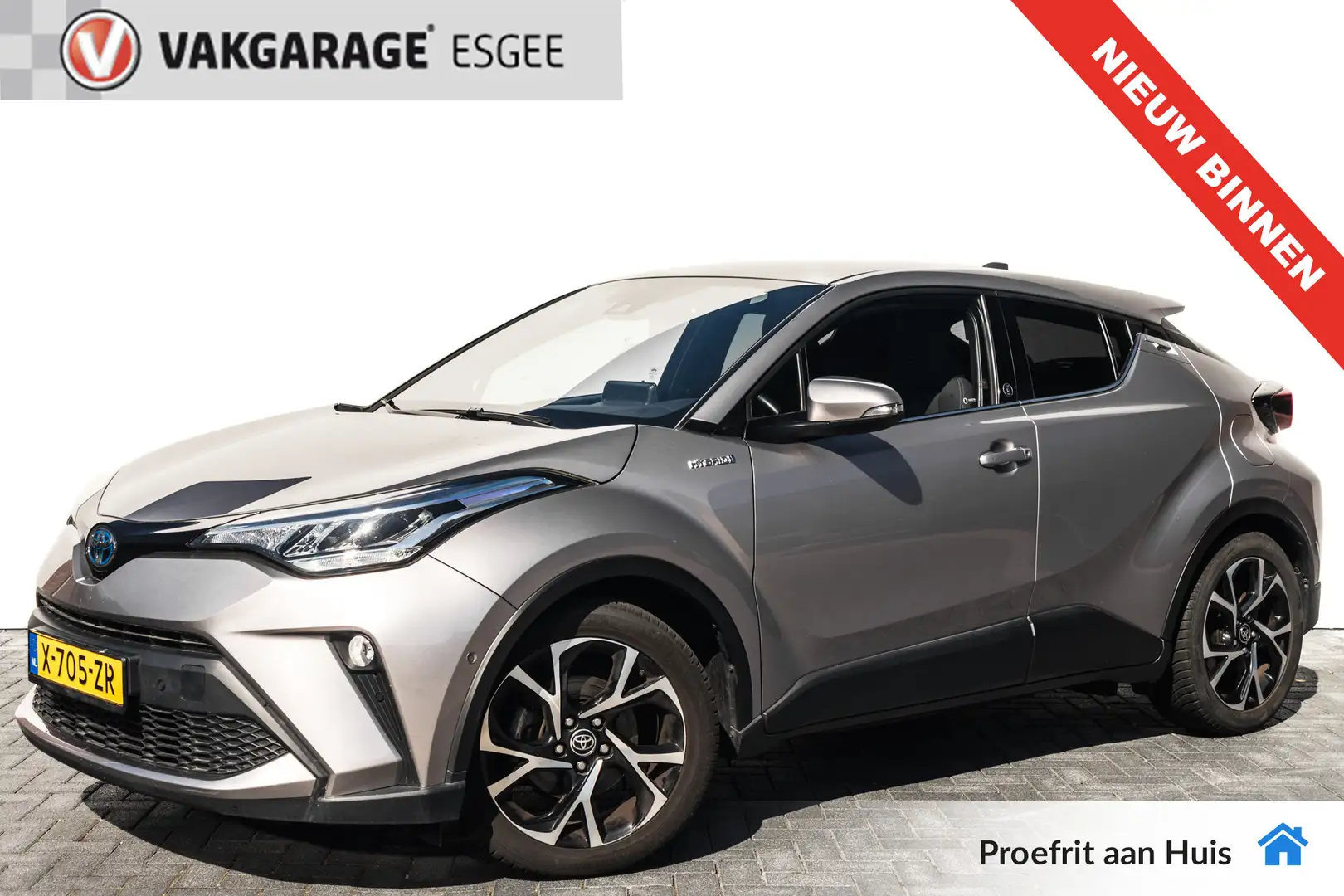 Toyota C-HR 2.0 Hybrid Style 184 PK AUTOMAAT RIJKLAAR INCL: GA Grijs - 1