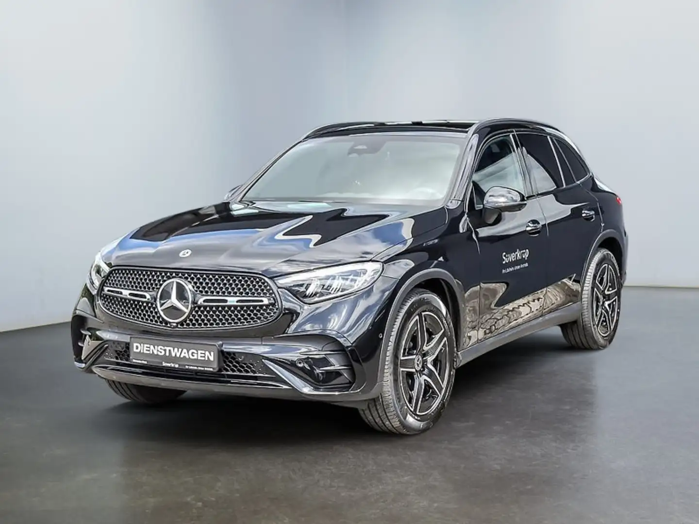 Mercedes-Benz GLC 200 d 4M AMG NIGHT SPUR PANO AHK 360 PDC Schwarz - 2