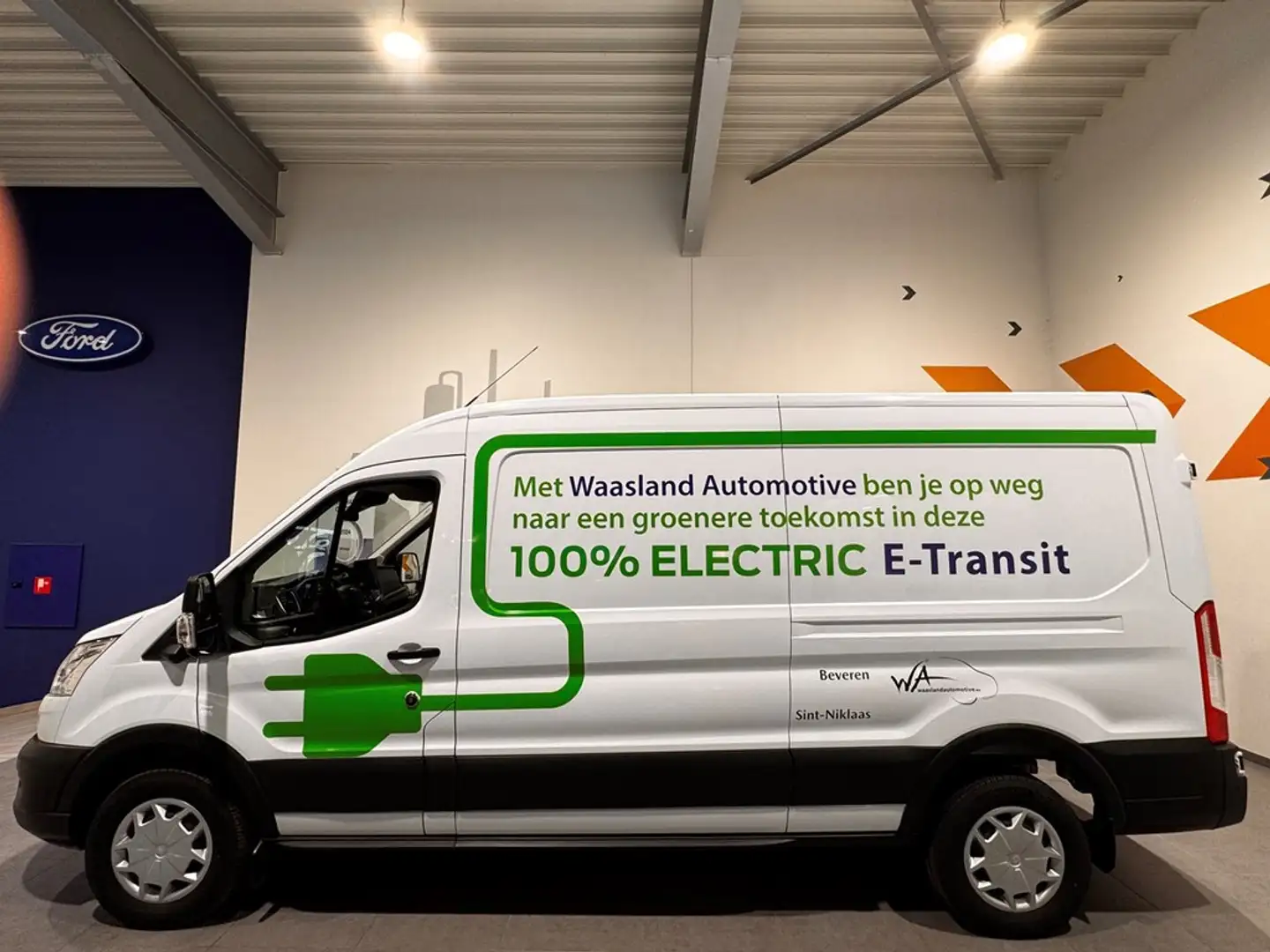 Ford E-Transit Van Trend 350L- 183pk - € 38.990 excl btw Blanc - 2