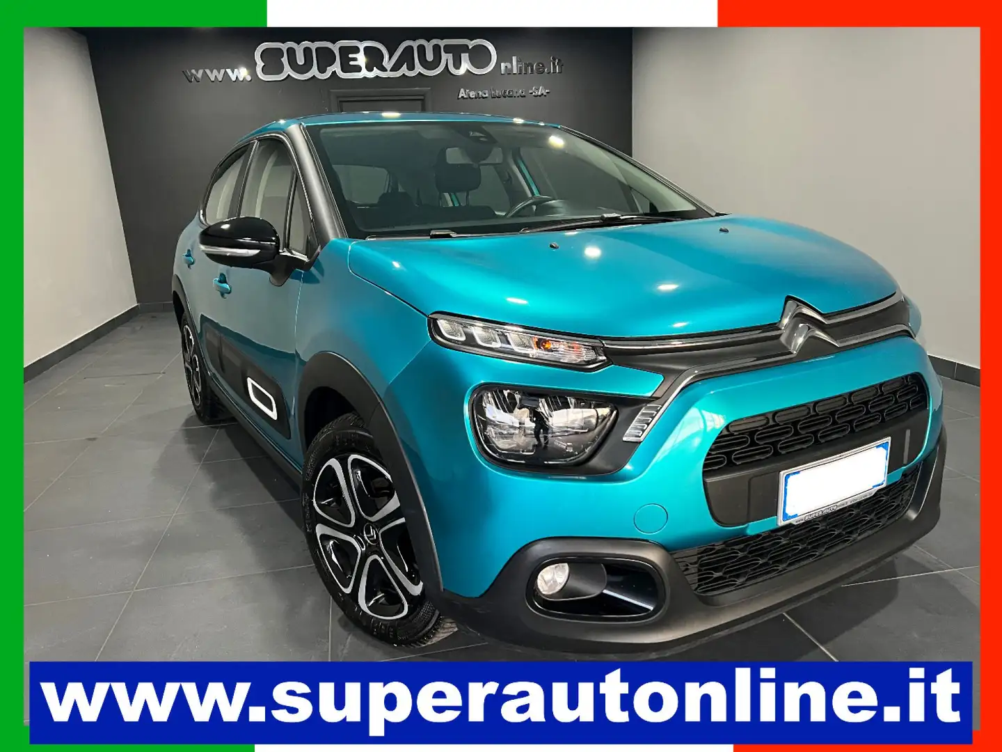 Citroen C3 BlueHDi 100 S&S Shine Pack Blu/Azzurro - 1