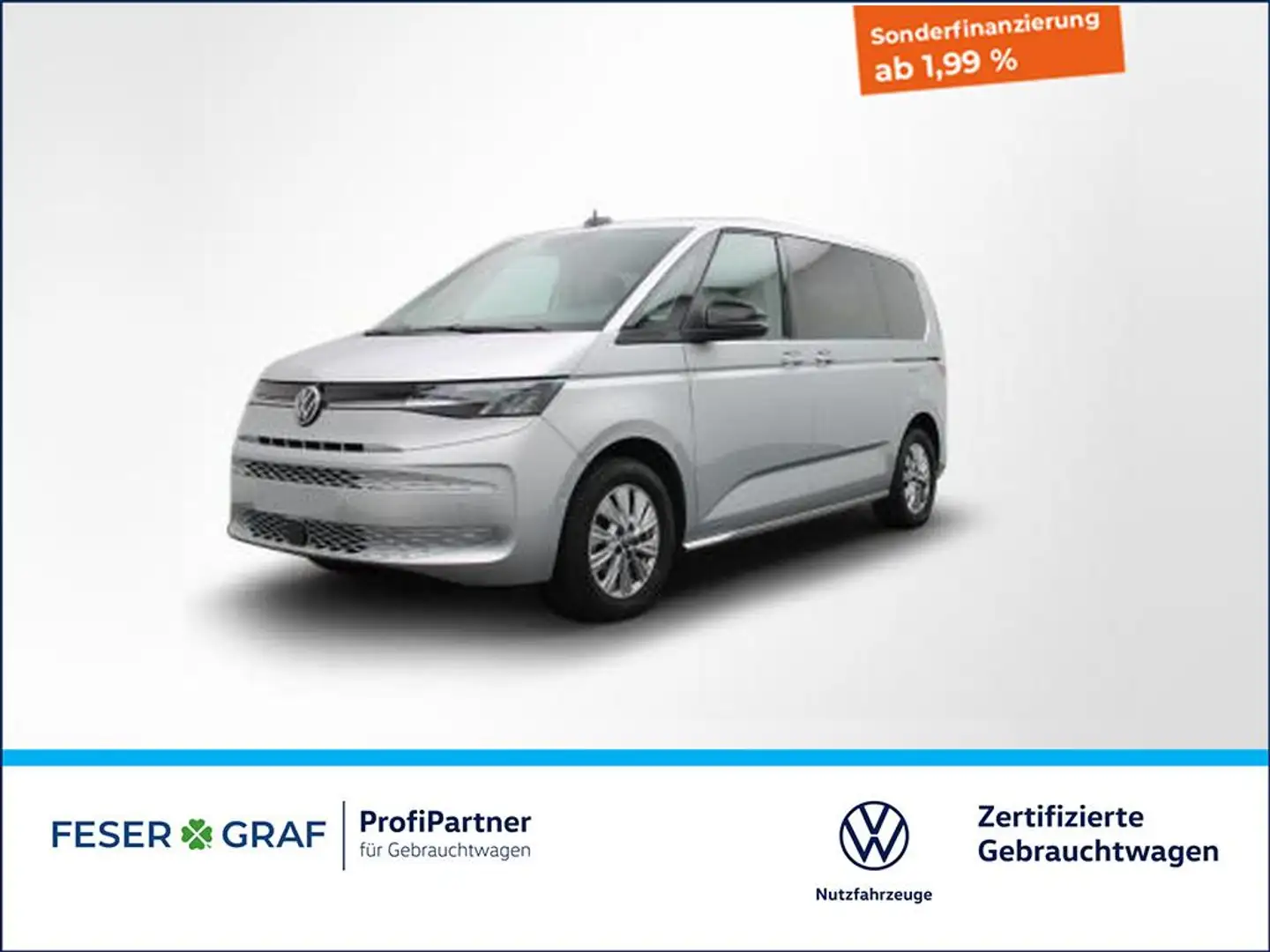 Volkswagen T7 Multivan 2.0TDI Life DSG 7Sitze AHK LED Rückfahrkamera Zilver - 1