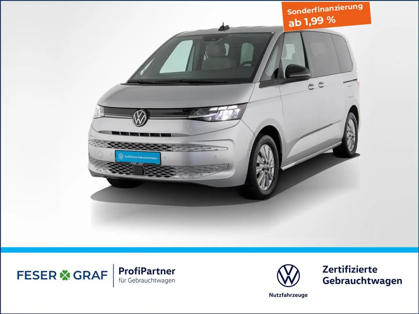 Volkswagen T7 Multivan 2.0TDI Life DSG 7Sitze AHK LED Silber - 1