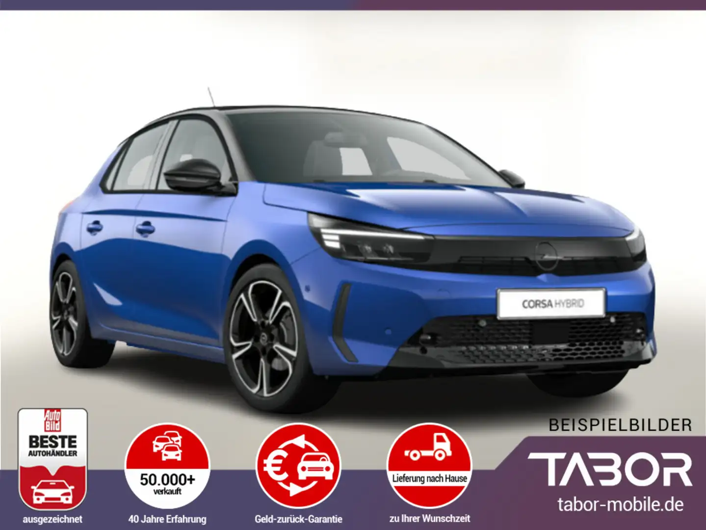Opel Corsa Hybrid 145 GS LED KomfortP TechP PDC Temp Bleu - 1