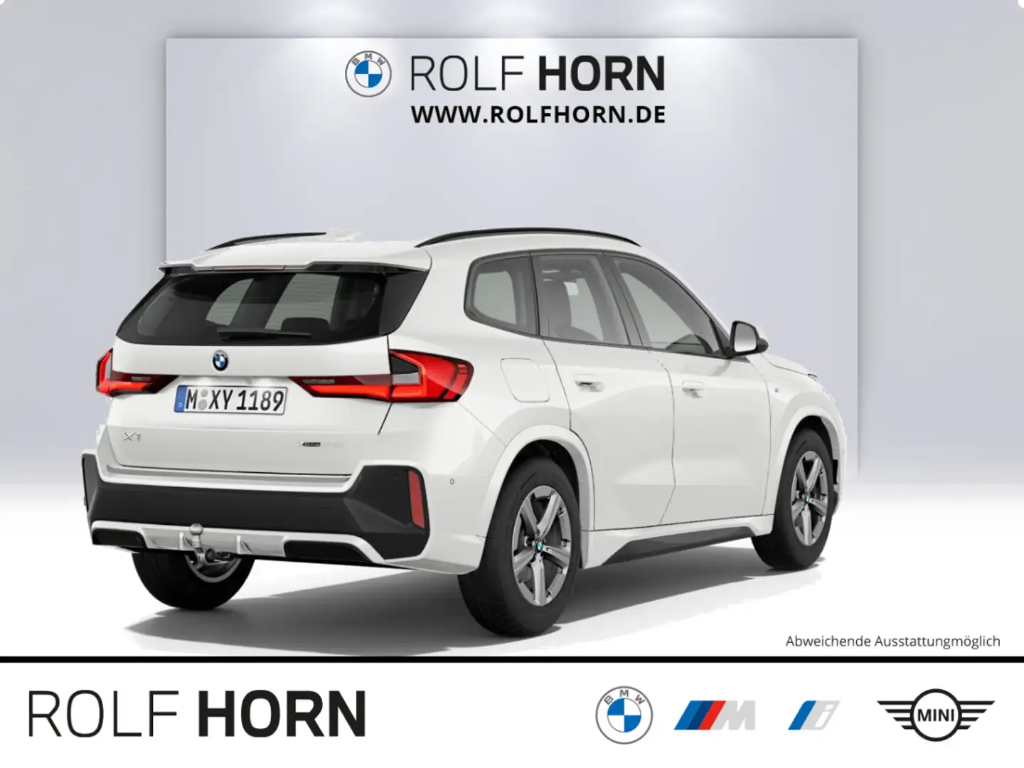 BMW X1 xDrive23d M Sportpaket AHK h/k LED Navi RfKam Weiß - 2
