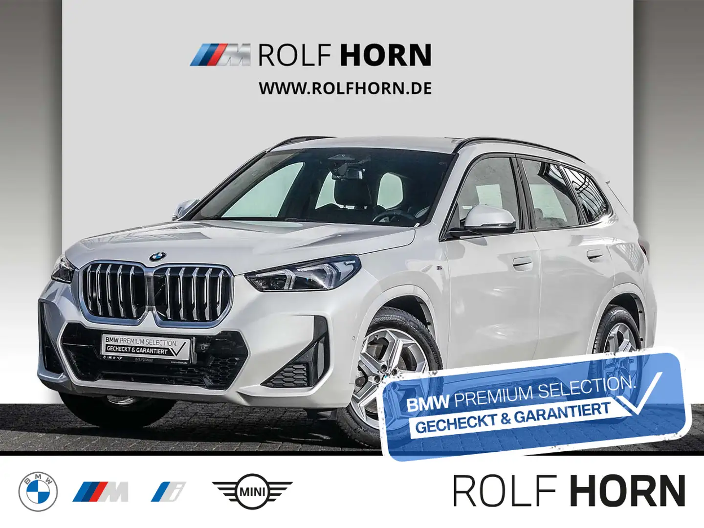 BMW X1 xDrive23d M Sportpaket AHK h/k LED Navi RfKam Weiß - 1