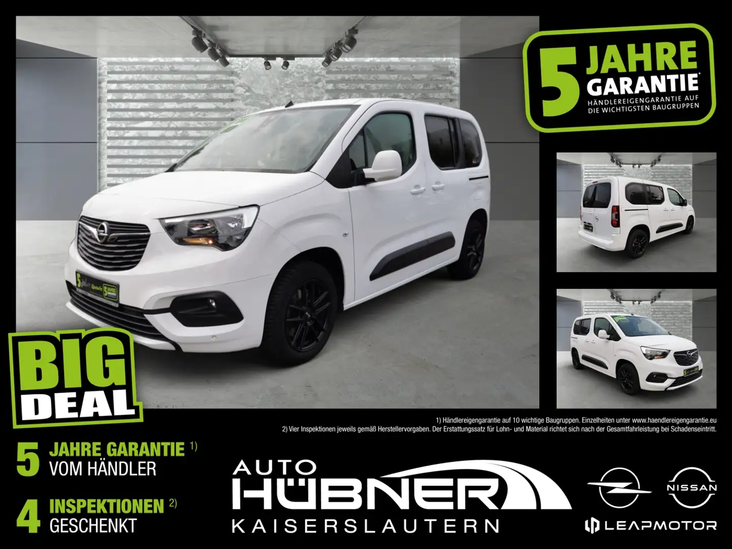 Opel Combo Life Edition Navi|AHK|SItz-/Lenkradheizung Weiß - 1