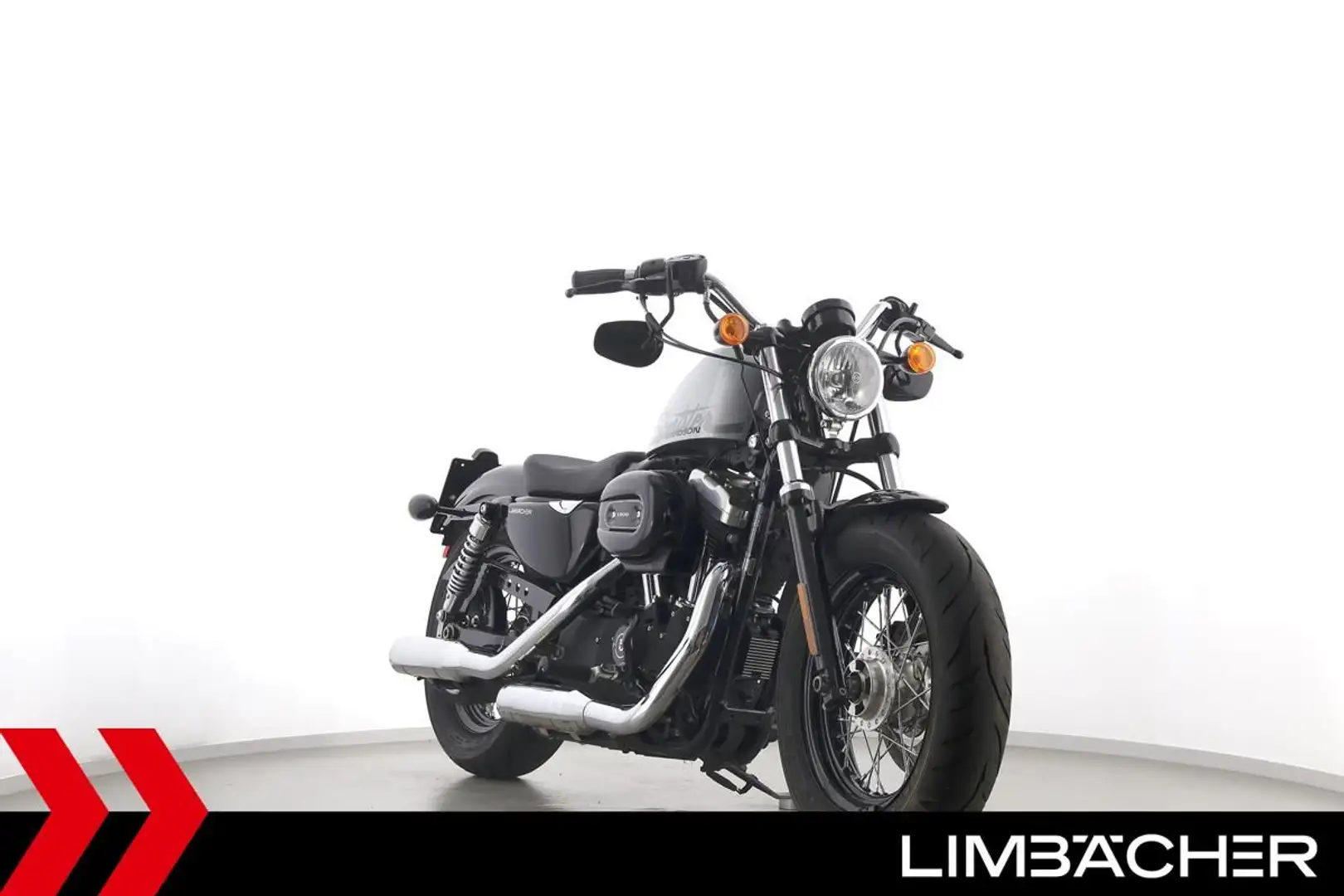 Harley-Davidson Sportster XL 1200 48 FORTY - MILLER-AUSPUFF Plateado - 2