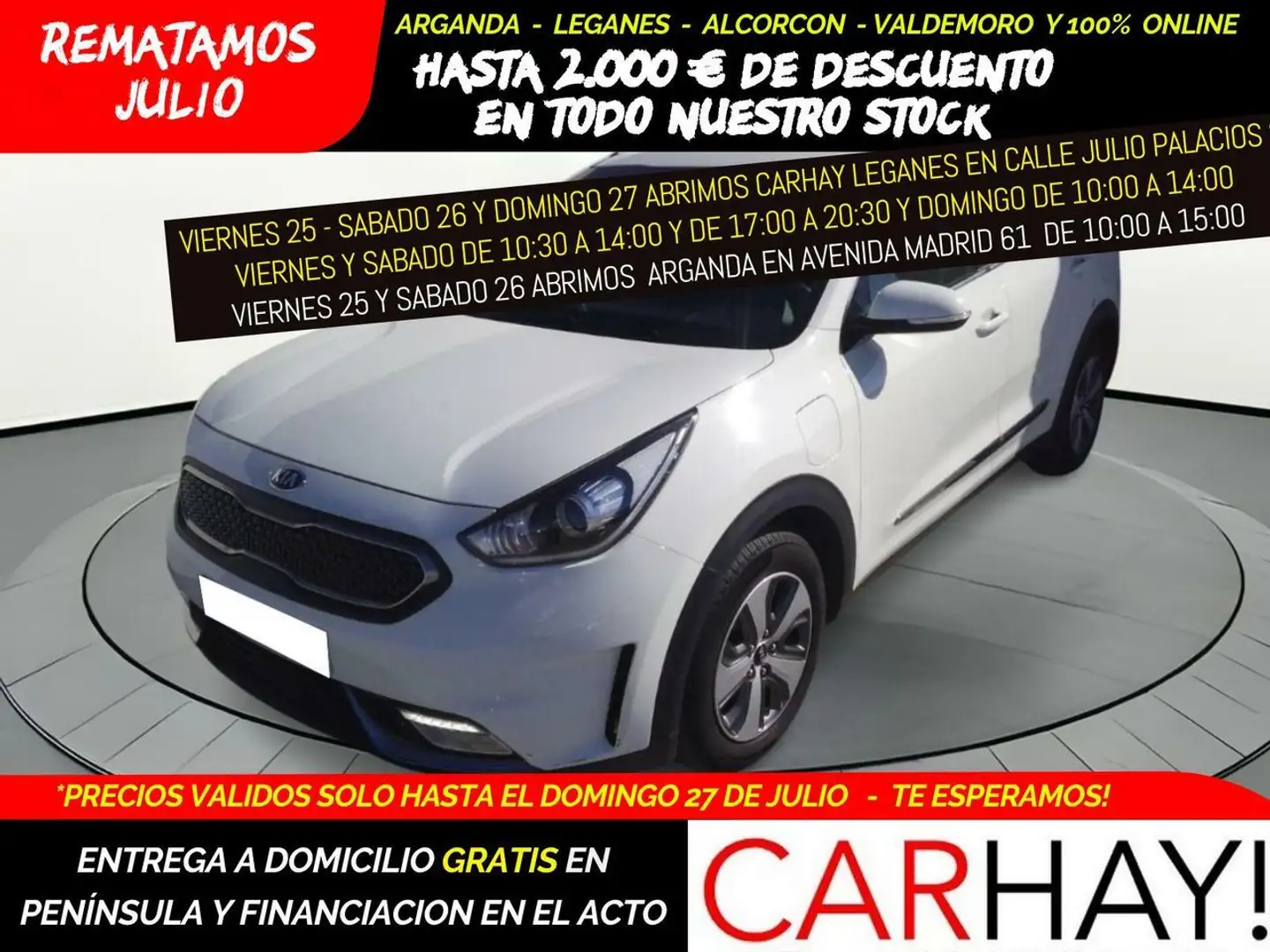 Kia Niro DRIVE PLUG-IN HYBRID 1.6 105CV AT6 E6DT Blanco - 1